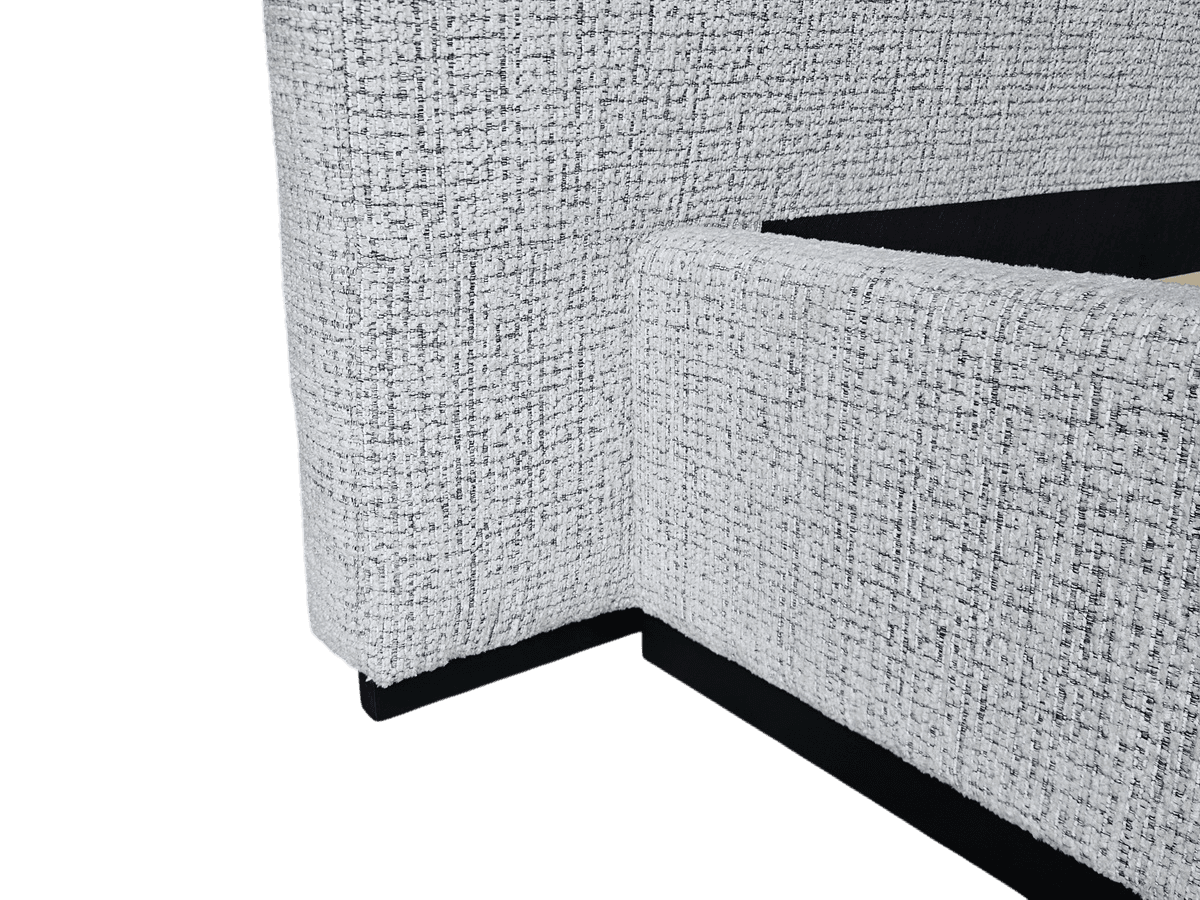 Detail image of the  Stoke Furniture Leno Bed Frame Qb from Forty Winks