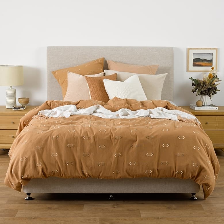 3D image of the Corfu Qb Bed Head from Forty Winks