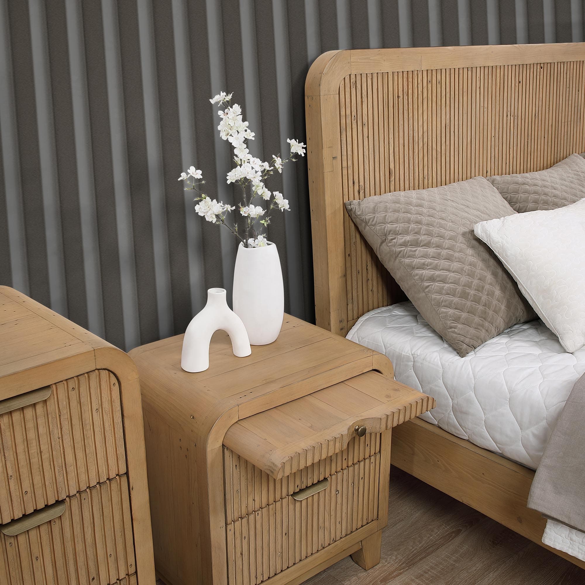 Detail image of the  Ollie Bedside Table from Forty Winks