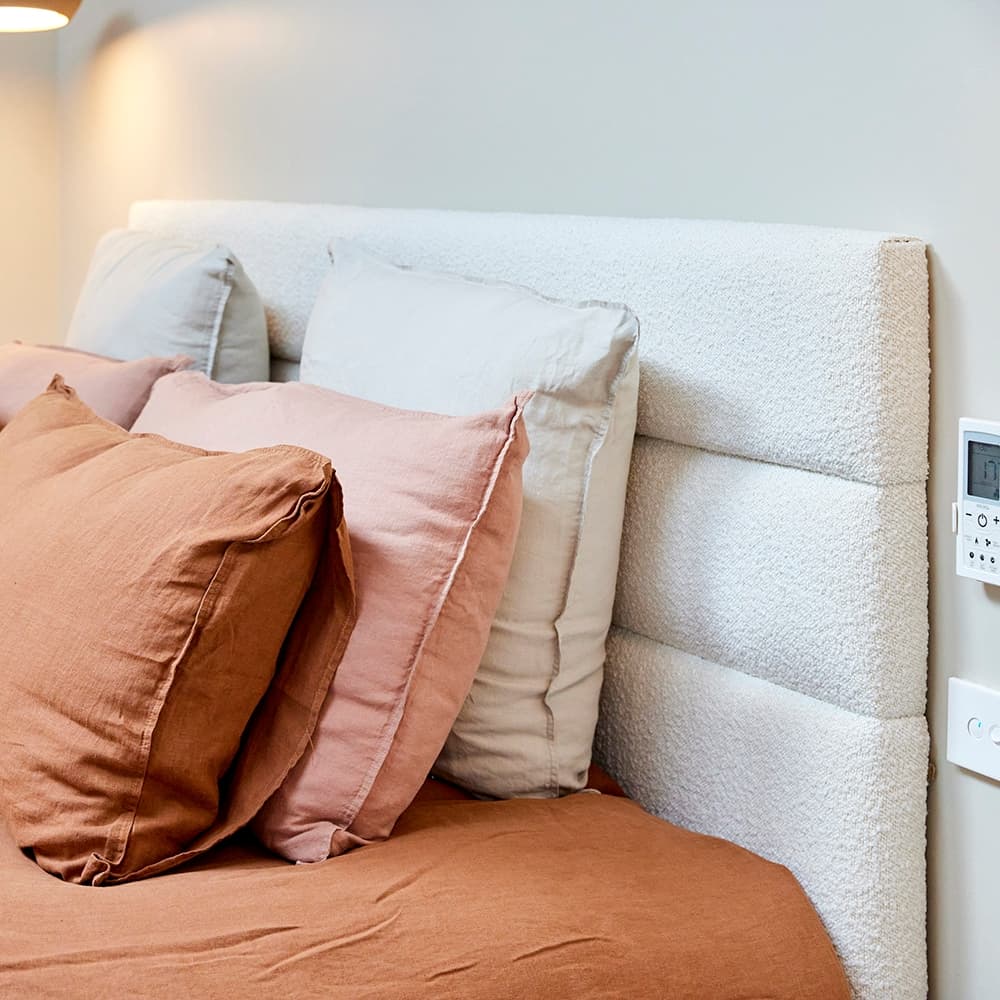 Lifestyle image of the  Tori Qb Bedhead W/Crete 4 Drw Base Ovis Ivory from Forty Winks