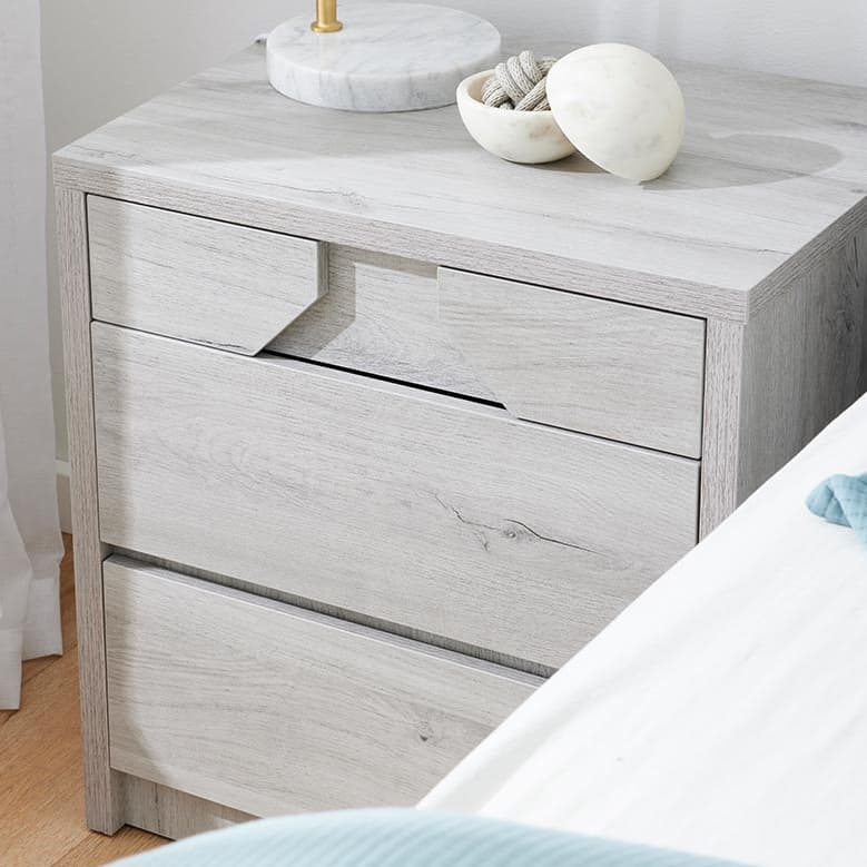 Lifestyle image of the  Sovereign Bedside Table from Forty Winks