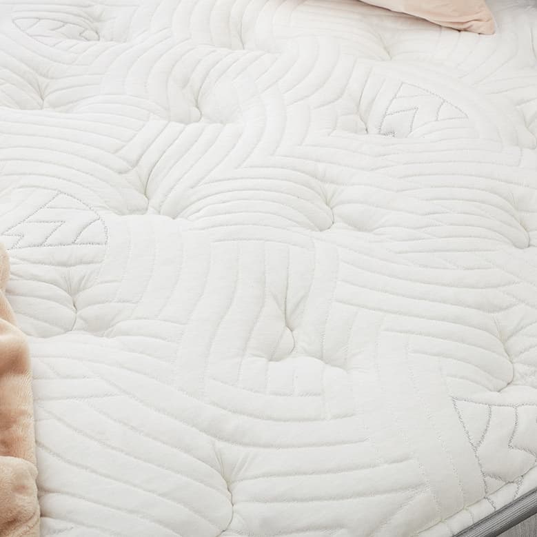 Lifestyle image of the  Myside Gen 5 Qb Mattress Gold/Blue from Forty Winks
