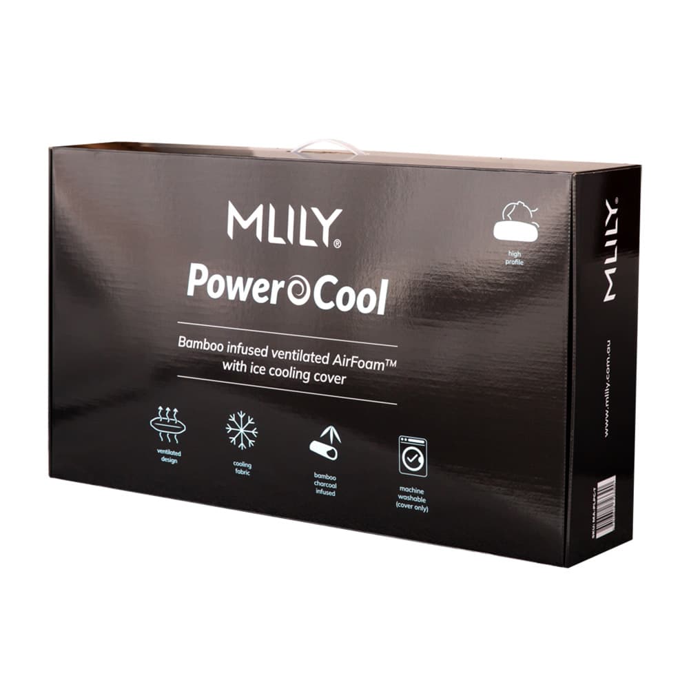 Detail image of the  Mlily Power Cool Pillow High Profile from Forty Winks