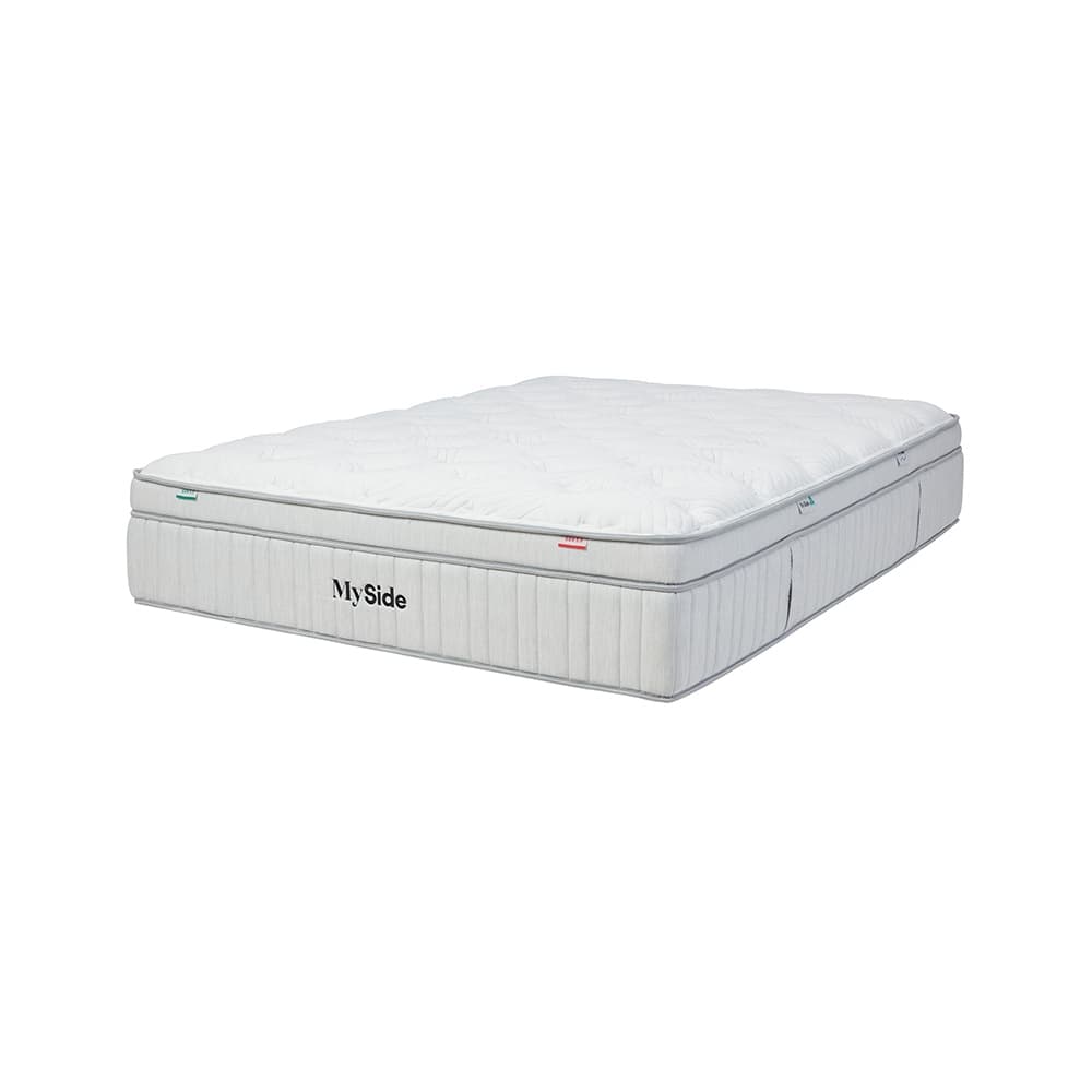 Lifestyle image of the  Myside Gen 5 Qb Mattress Green/Red from Forty Winks