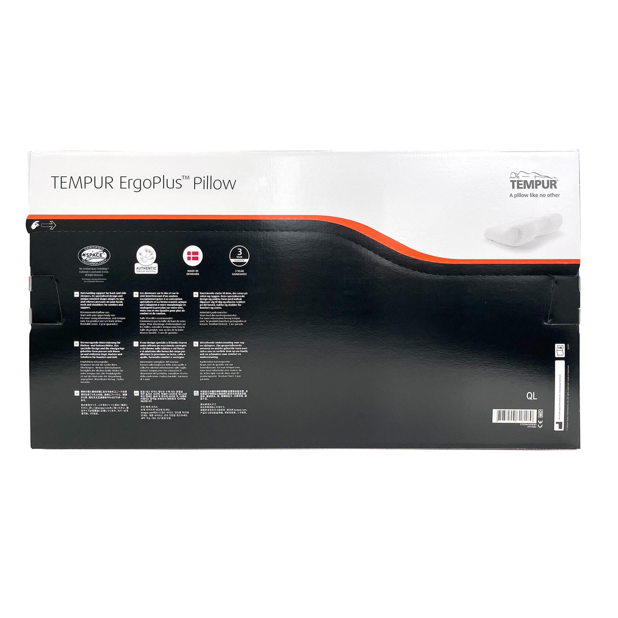 Product image of the  Tempur Pillow Ergoplus Q/Med 64X32X11/6 from Forty Winks