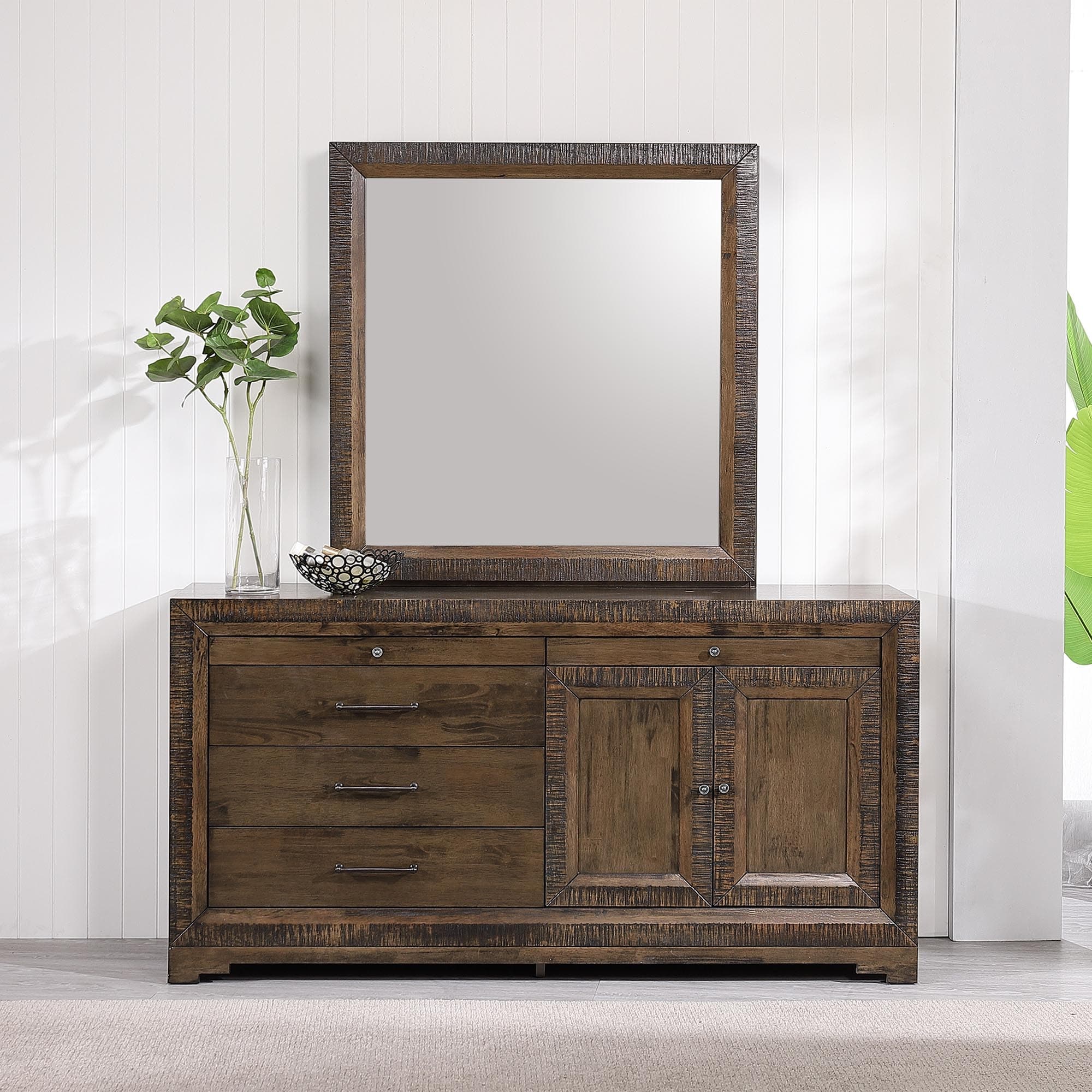 Lifestyle image of the  Bolton Mirror W/Storage from Forty Winks