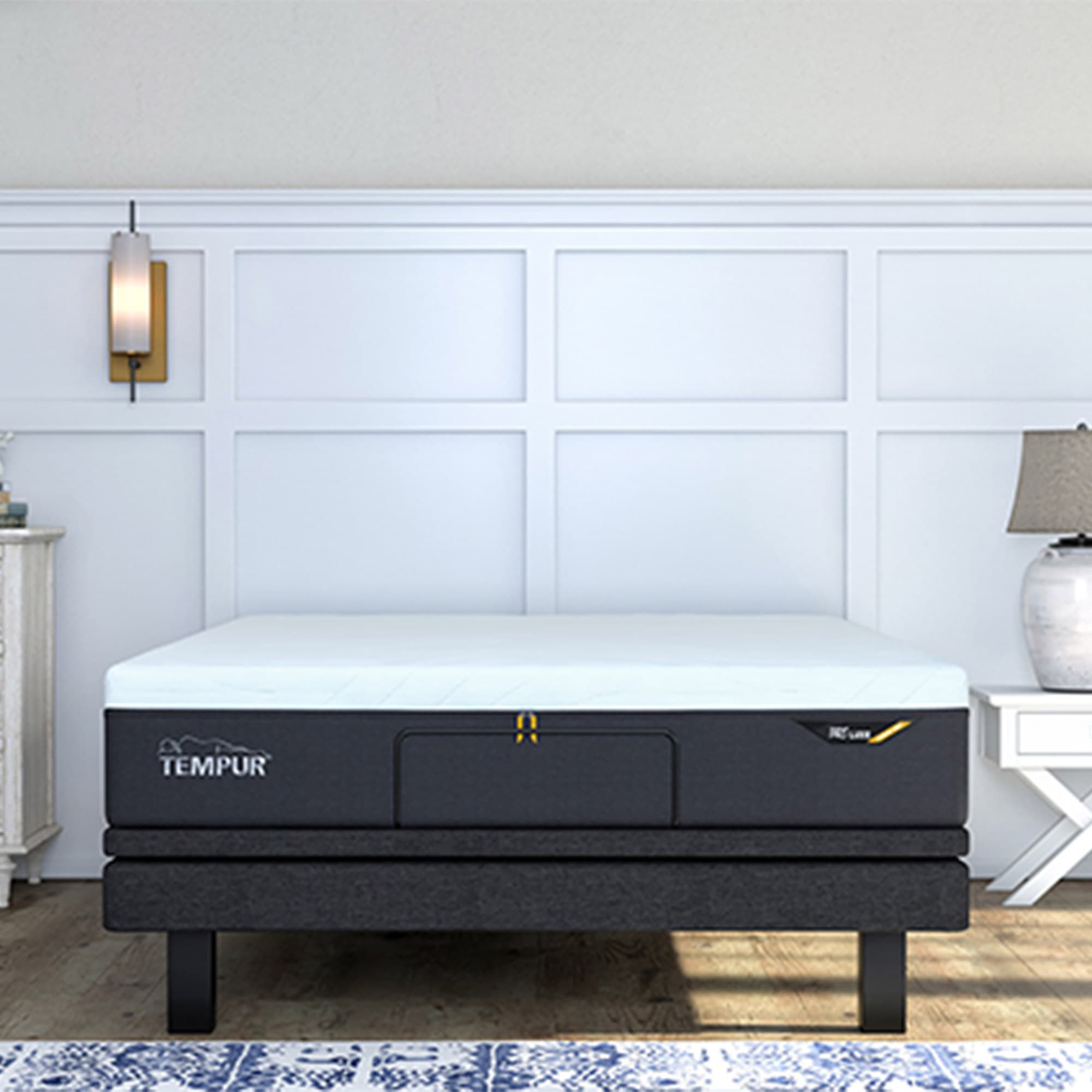 Lifestyle image of the  Tempur Coolquilt Pro Luxe Medium/Firm Mattress Qb from Forty Winks