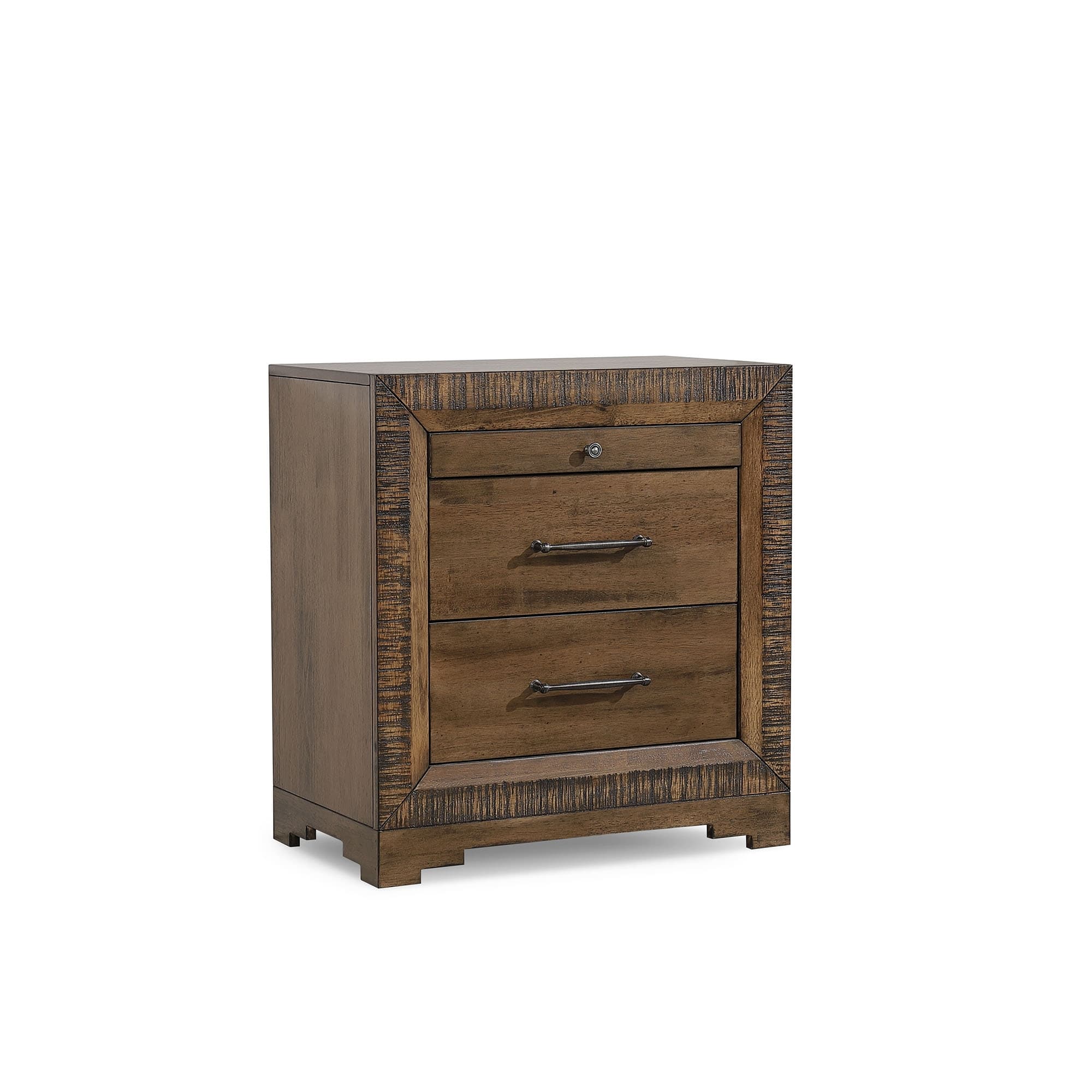 Lifestyle image of the  Bolton Bedside Table from Forty Winks