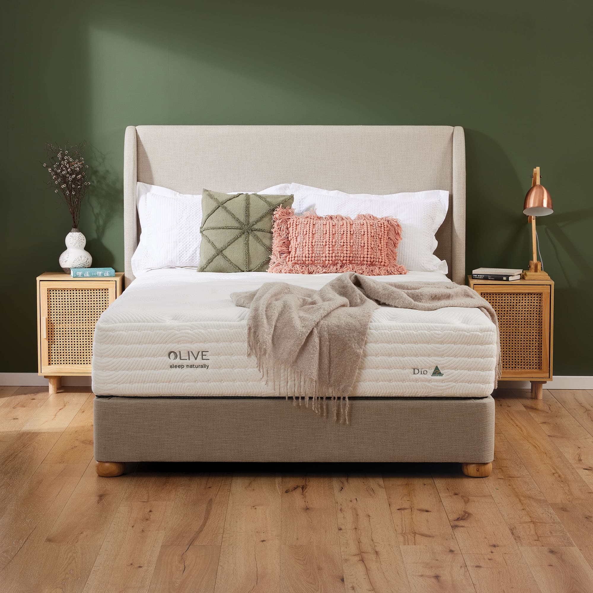 Detail image of the  Olive Dio Qb Mattress from Forty Winks