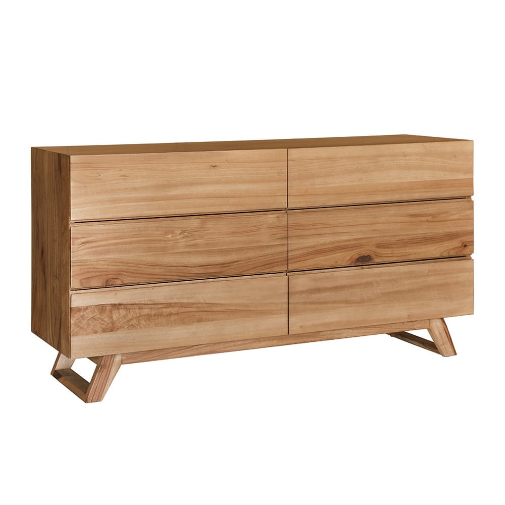 Lifestyle image of the  Byron Dresser 6 Drawer from Forty Winks