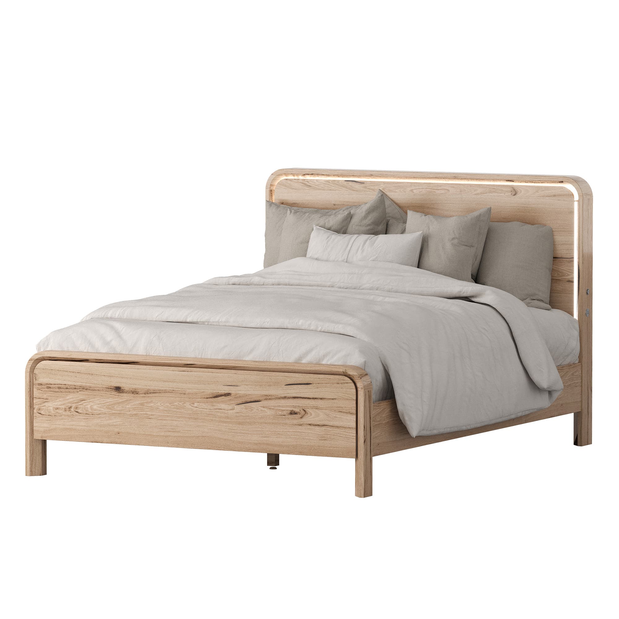 Product image of the  Lena Qb Bed W/Led Usb from Forty Winks