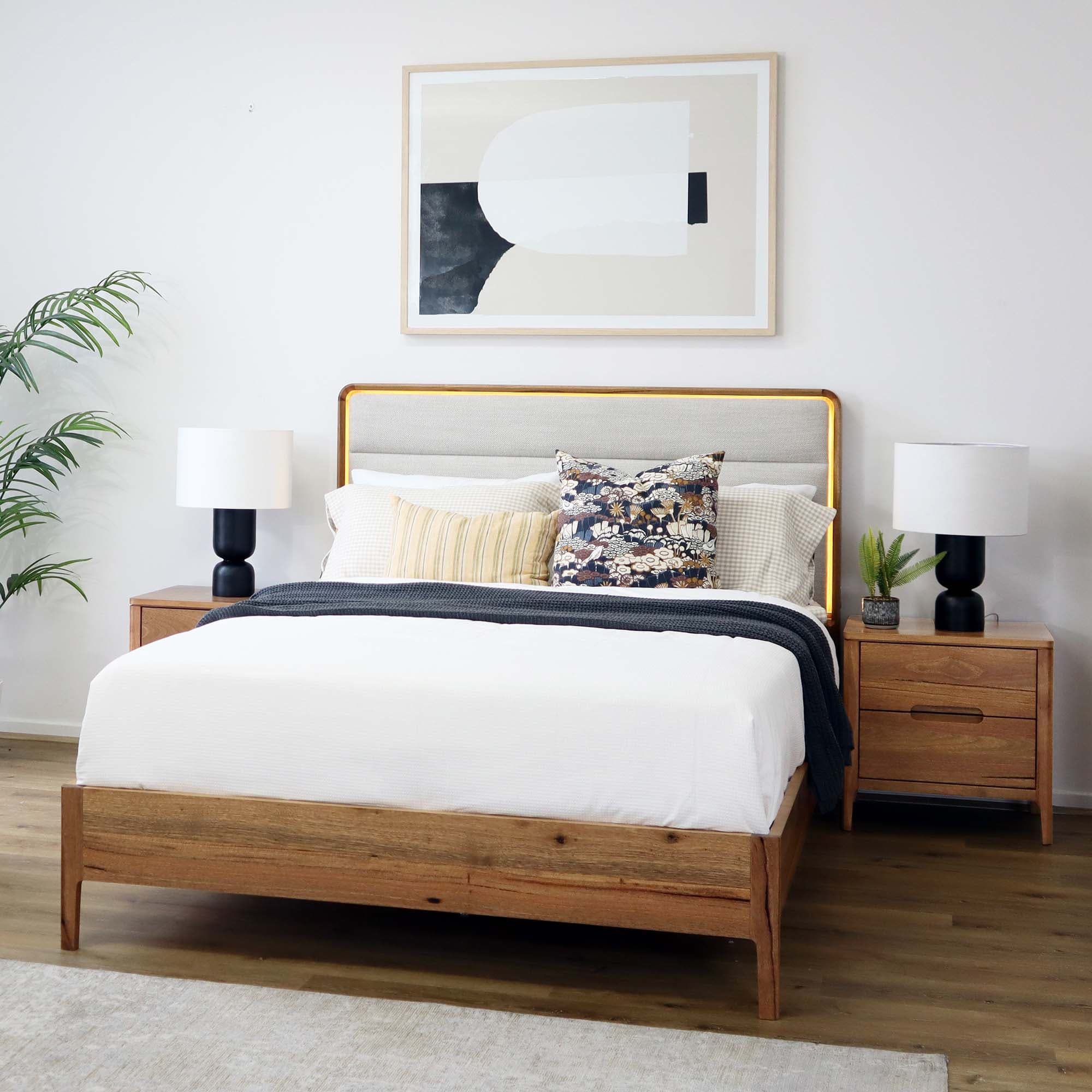 Lifestyle image of the  Broulee Qb Bed from Forty Winks
