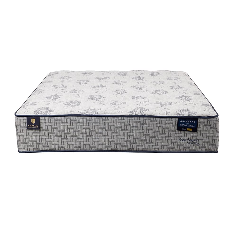 Lifestyle image of the  Chiro Enlighten Super Firm  Qb Mattress from Forty Winks