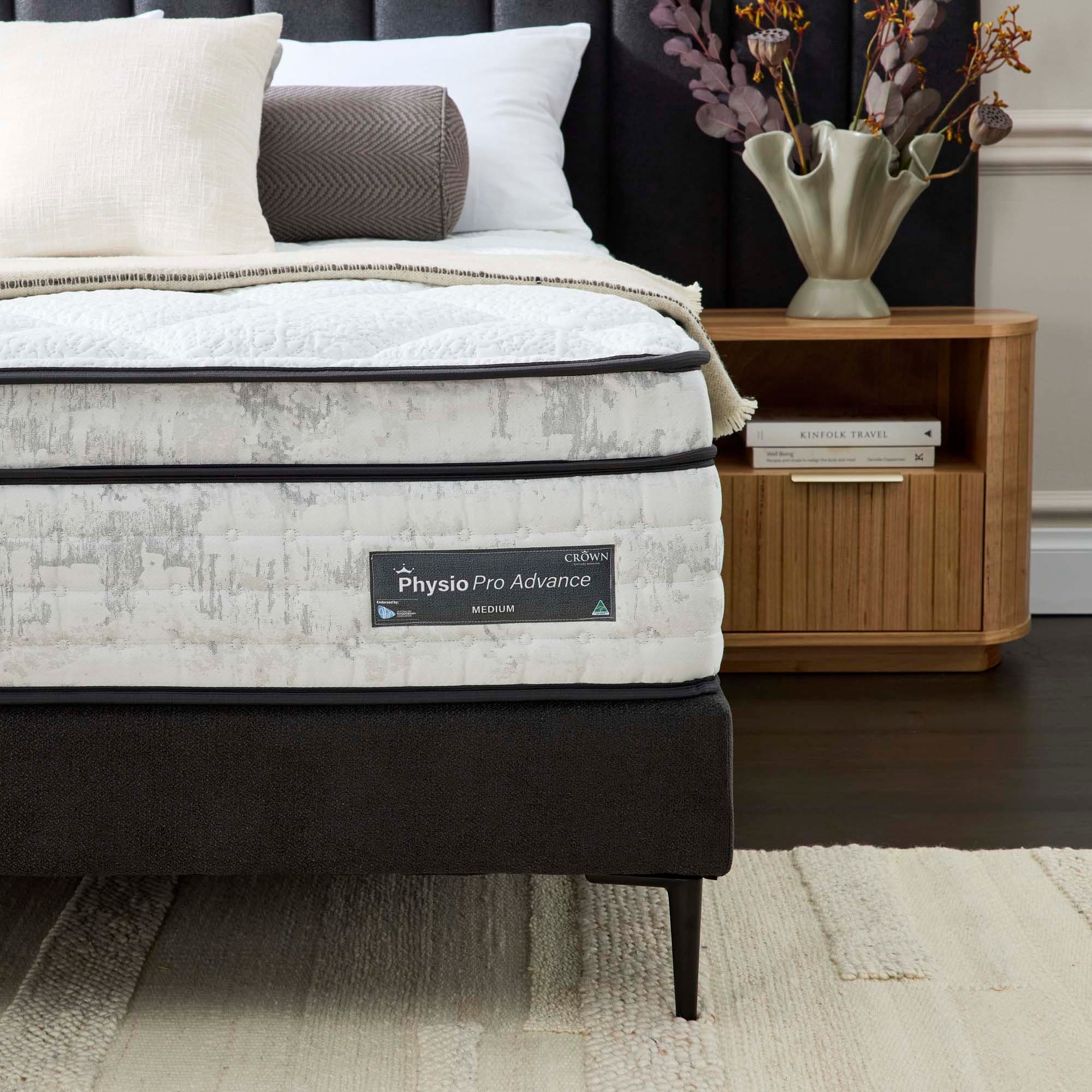 Detail image of the  Physio Pro Advance Medium Qb Mattress from Forty Winks