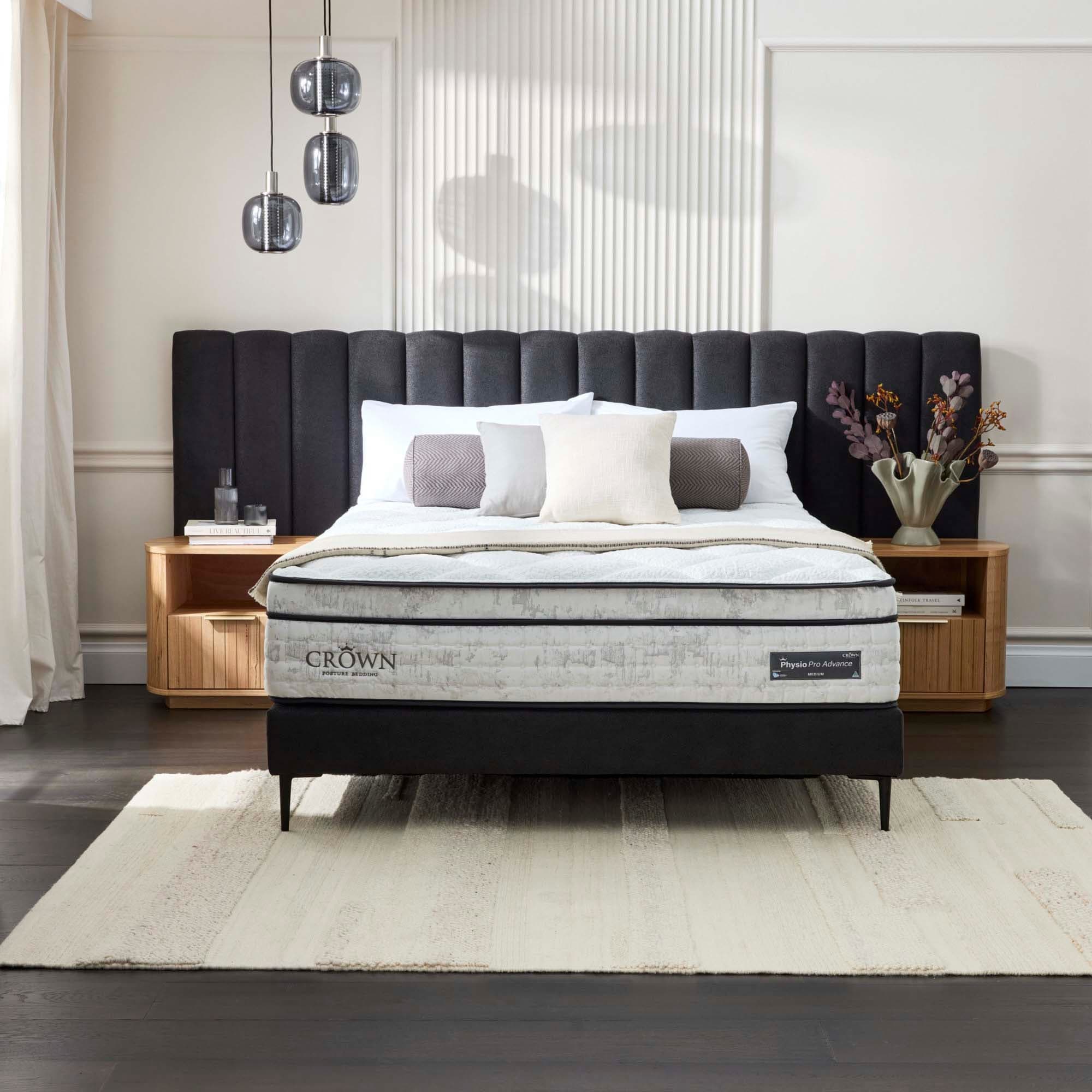 Lifestyle image of the  Physio Pro Advance Medium Qb Mattress from Forty Winks