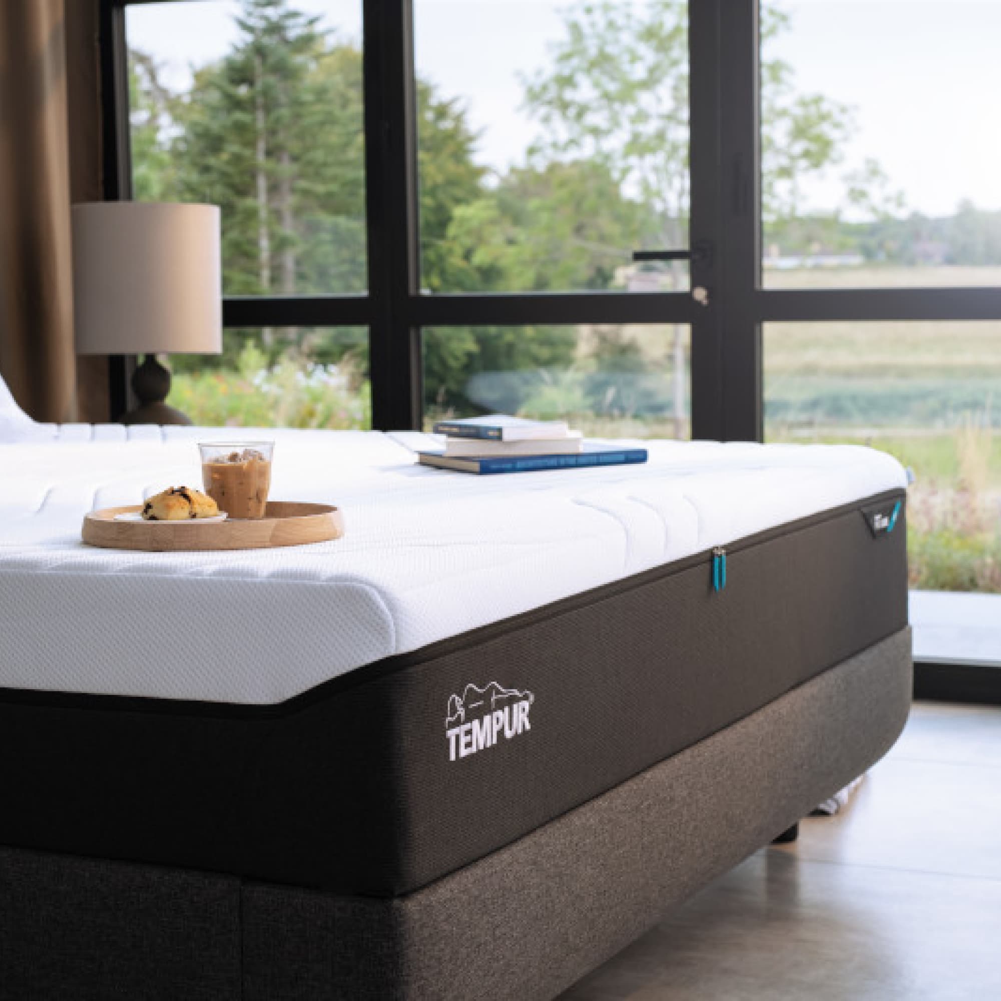 Lifestyle image of the Tempur Coolquilt Pro Luxe Soft Mattress Qb from Forty Winks