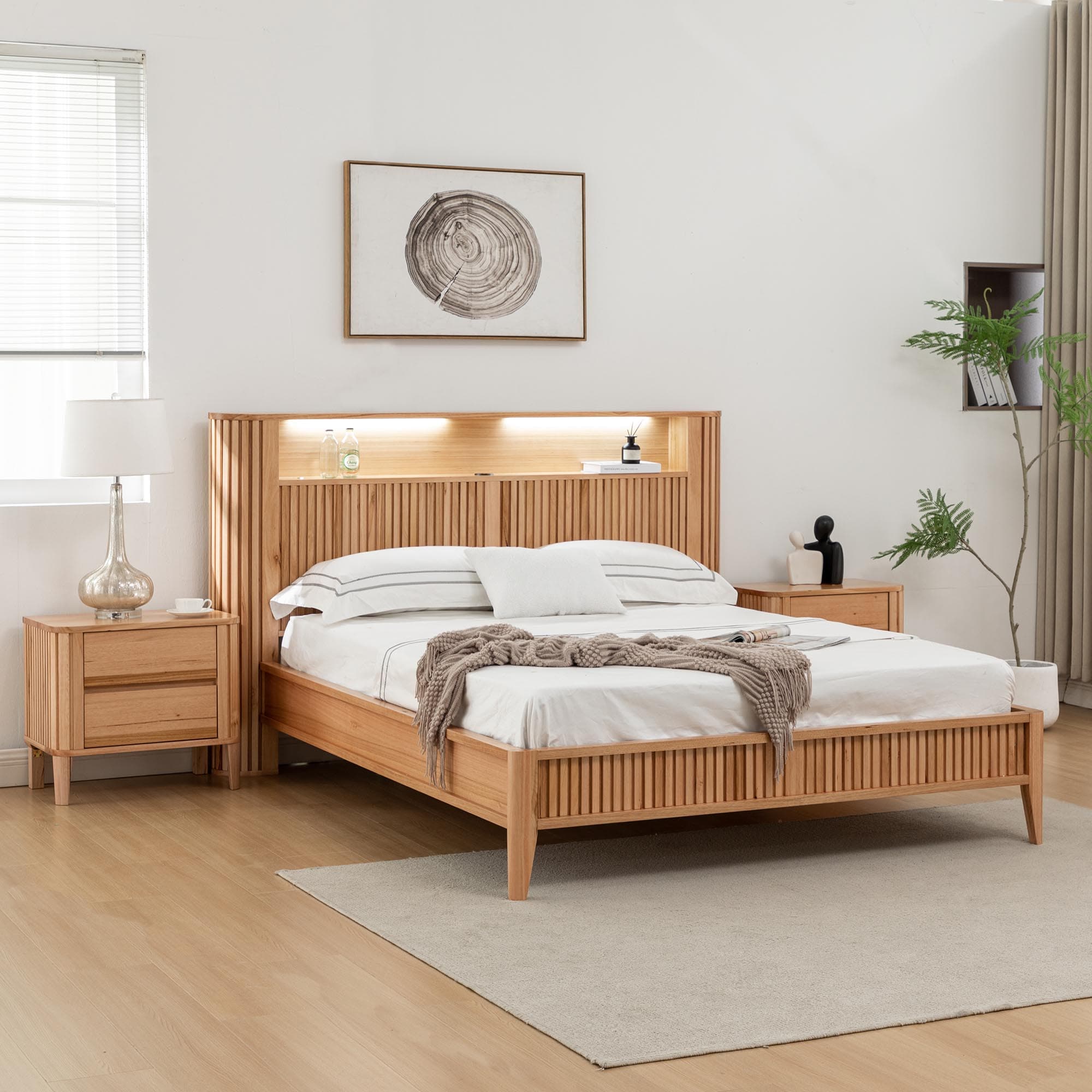 Lifestyle image of the  Royce Bedside from Forty Winks