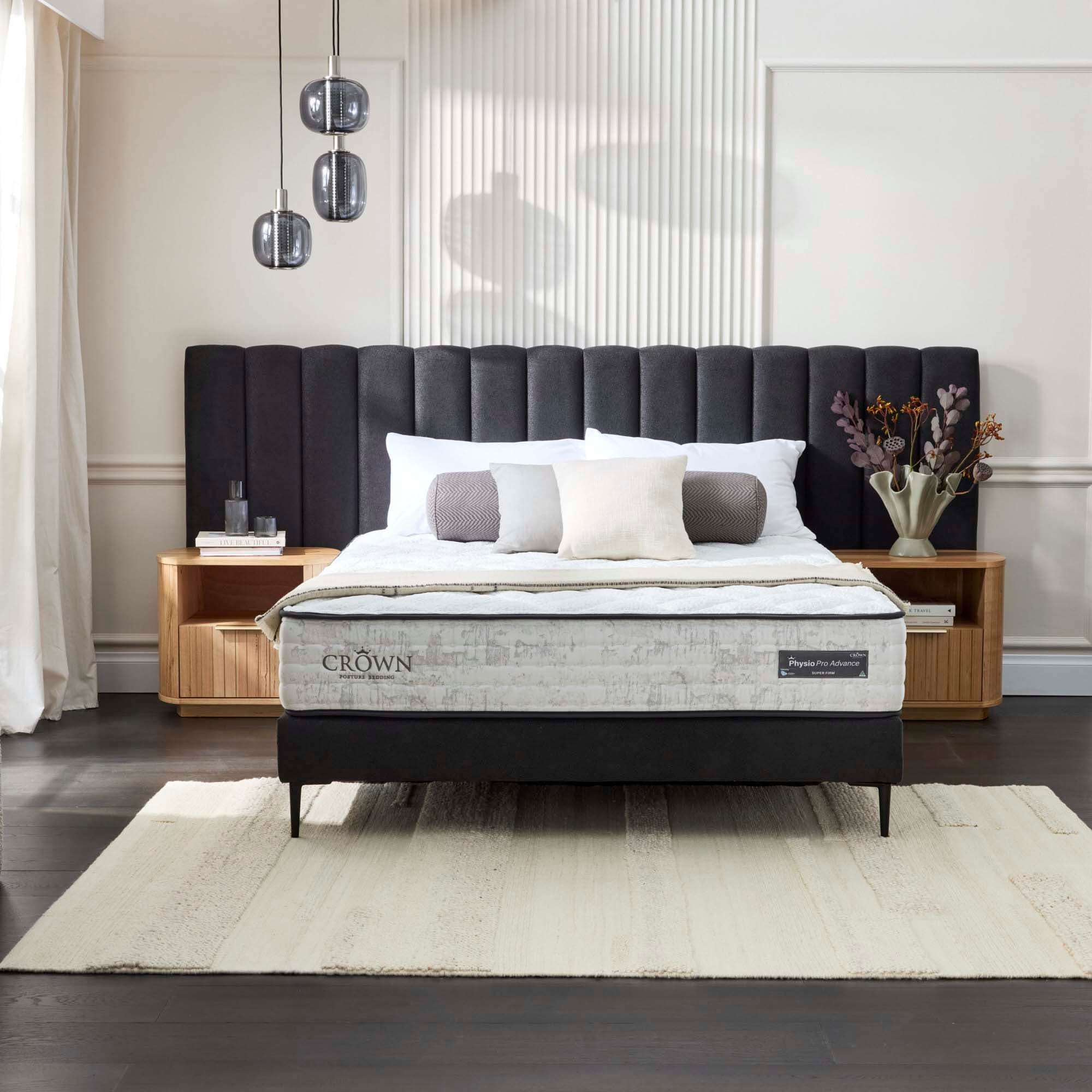Lifestyle image of the  Physio Pro Advance Super Firm Qb Mattress from Forty Winks