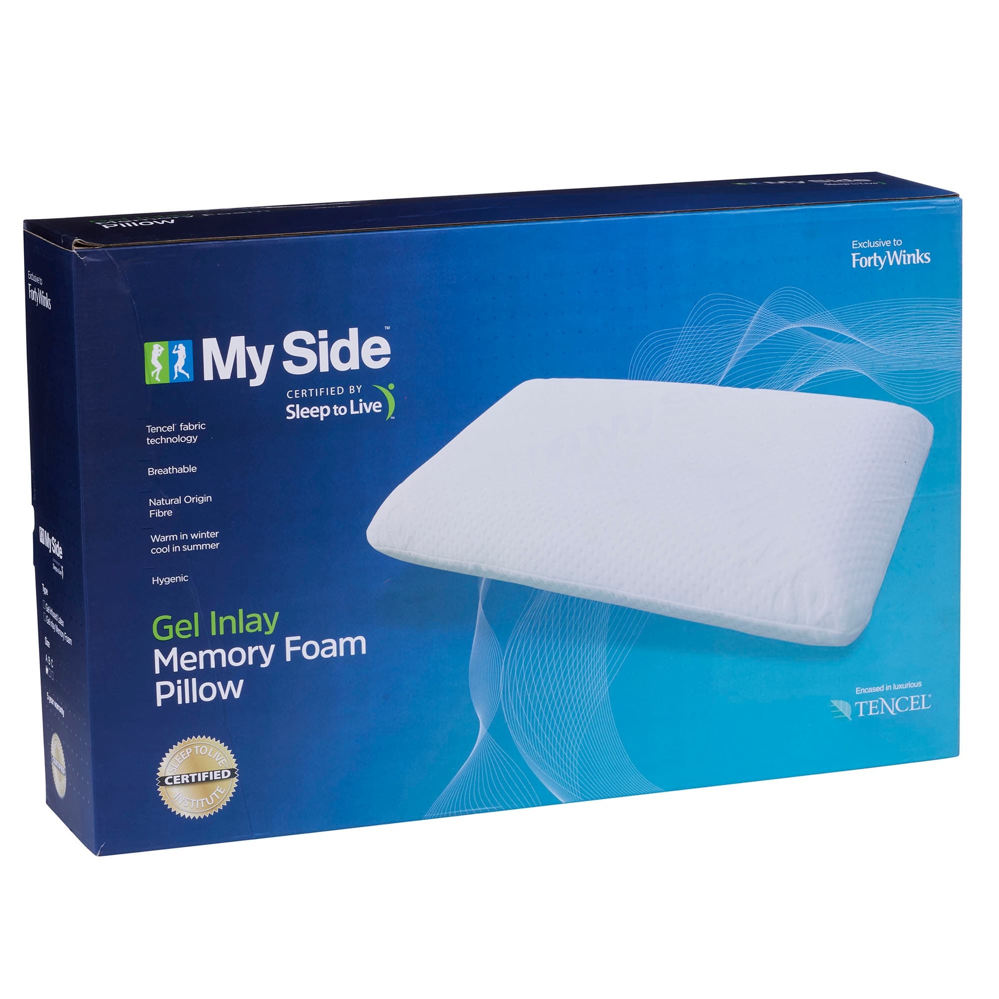 Product image of the  Myside Pillow Memory Foam C from Forty Winks