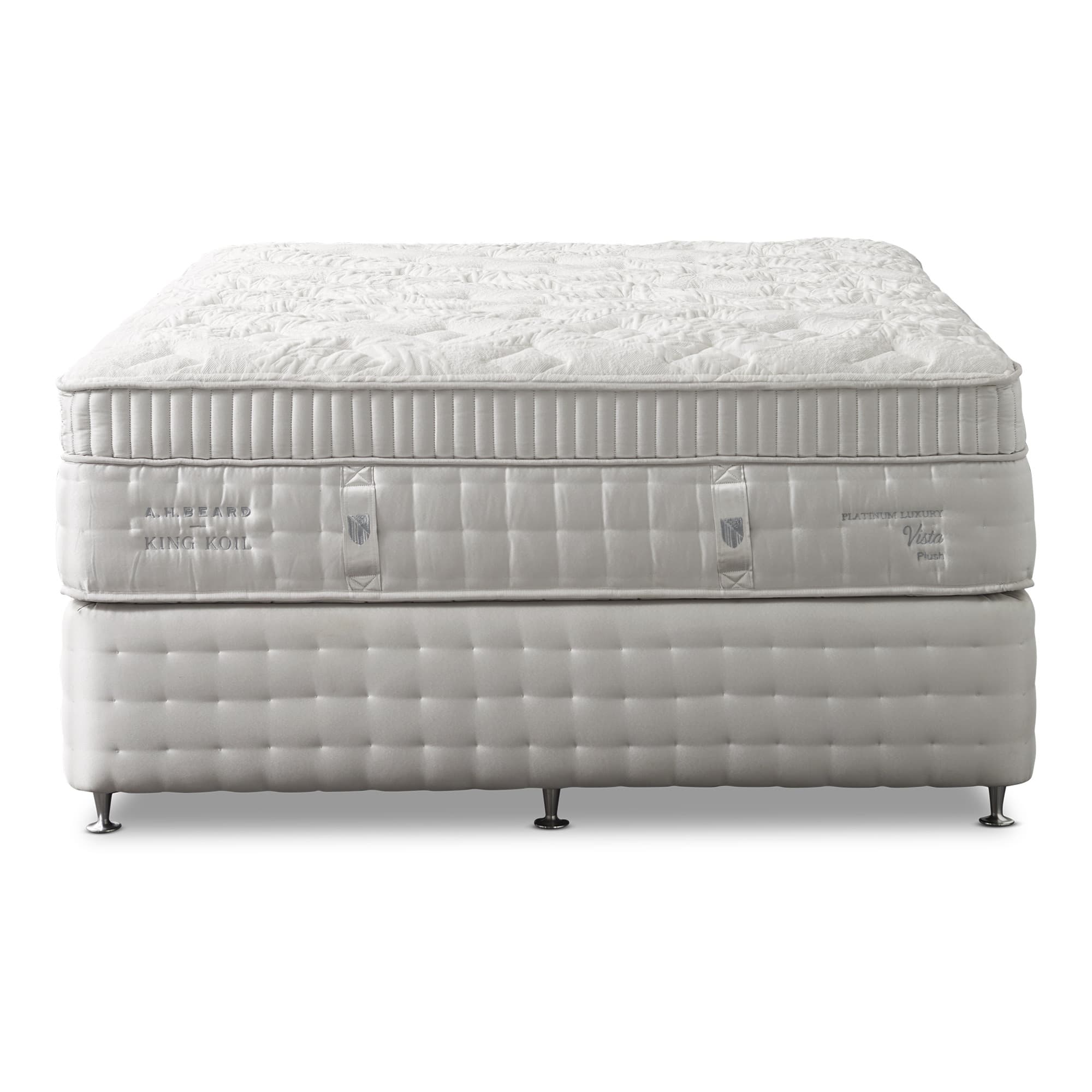 Lifestyle image of the  Platinum Luxury Vista Plush Qb Mattress from Forty Winks