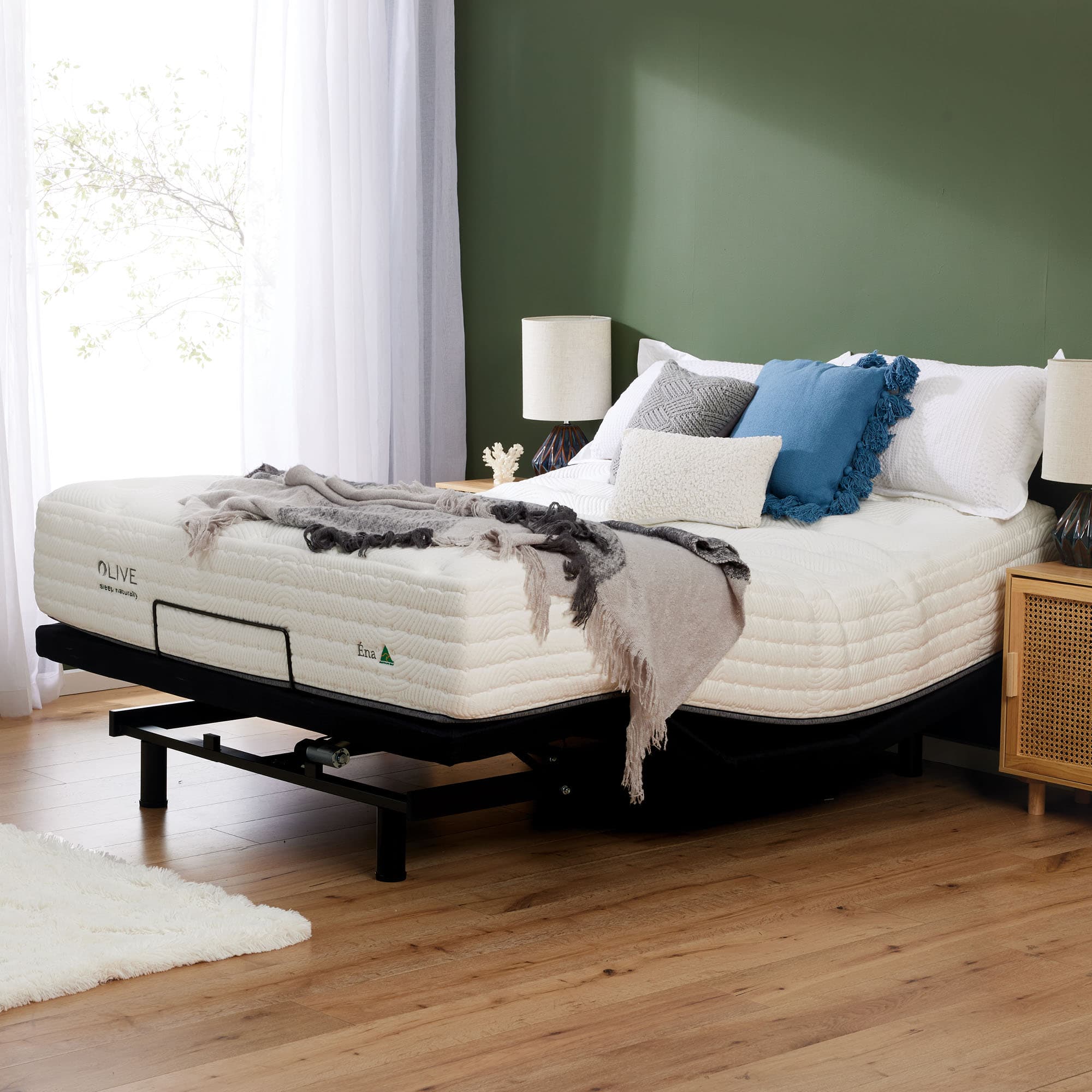 Detail image of the  Olive Ena Qb Mattress from Forty Winks