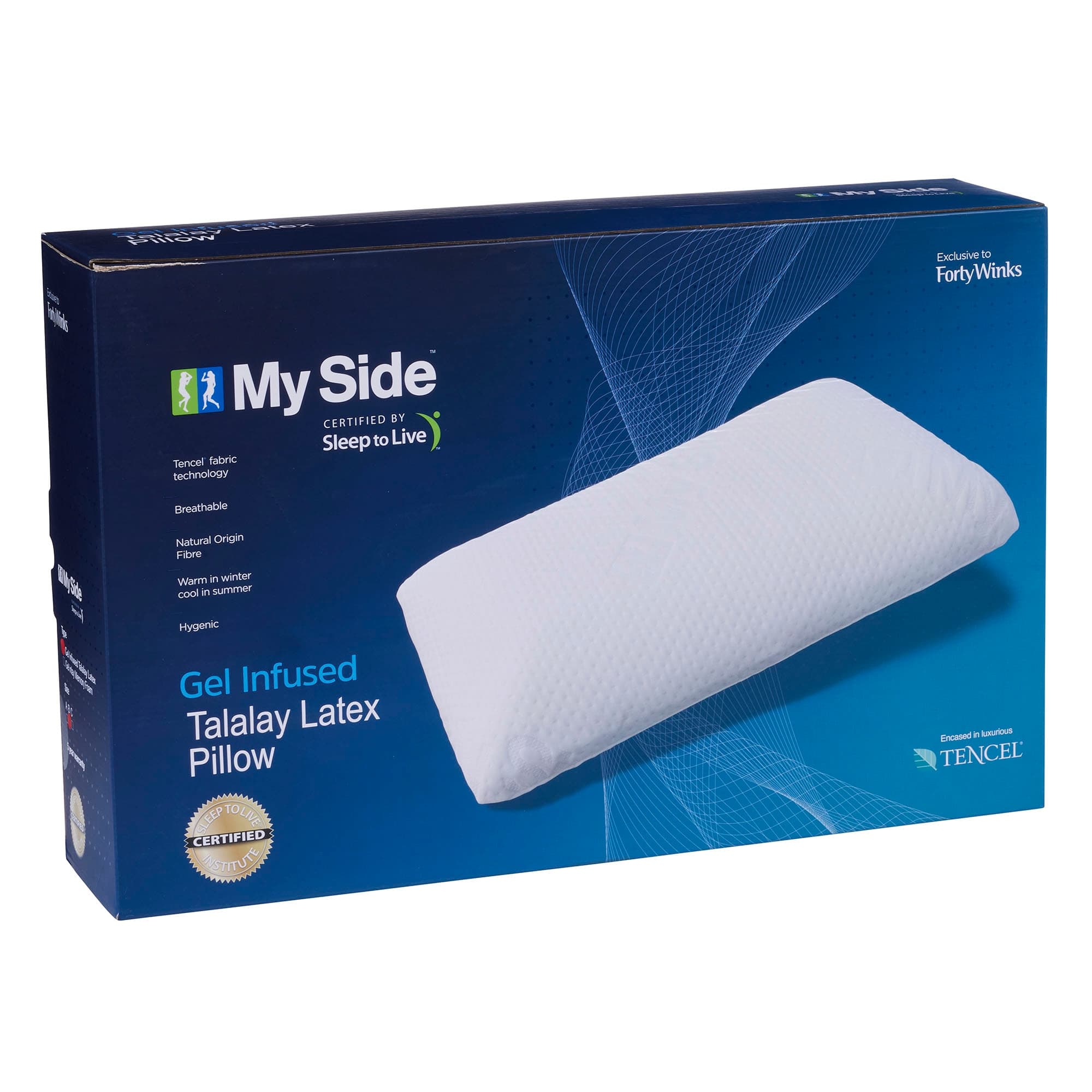Product image of the  Myside Pillow Talalay Latex C from Forty Winks