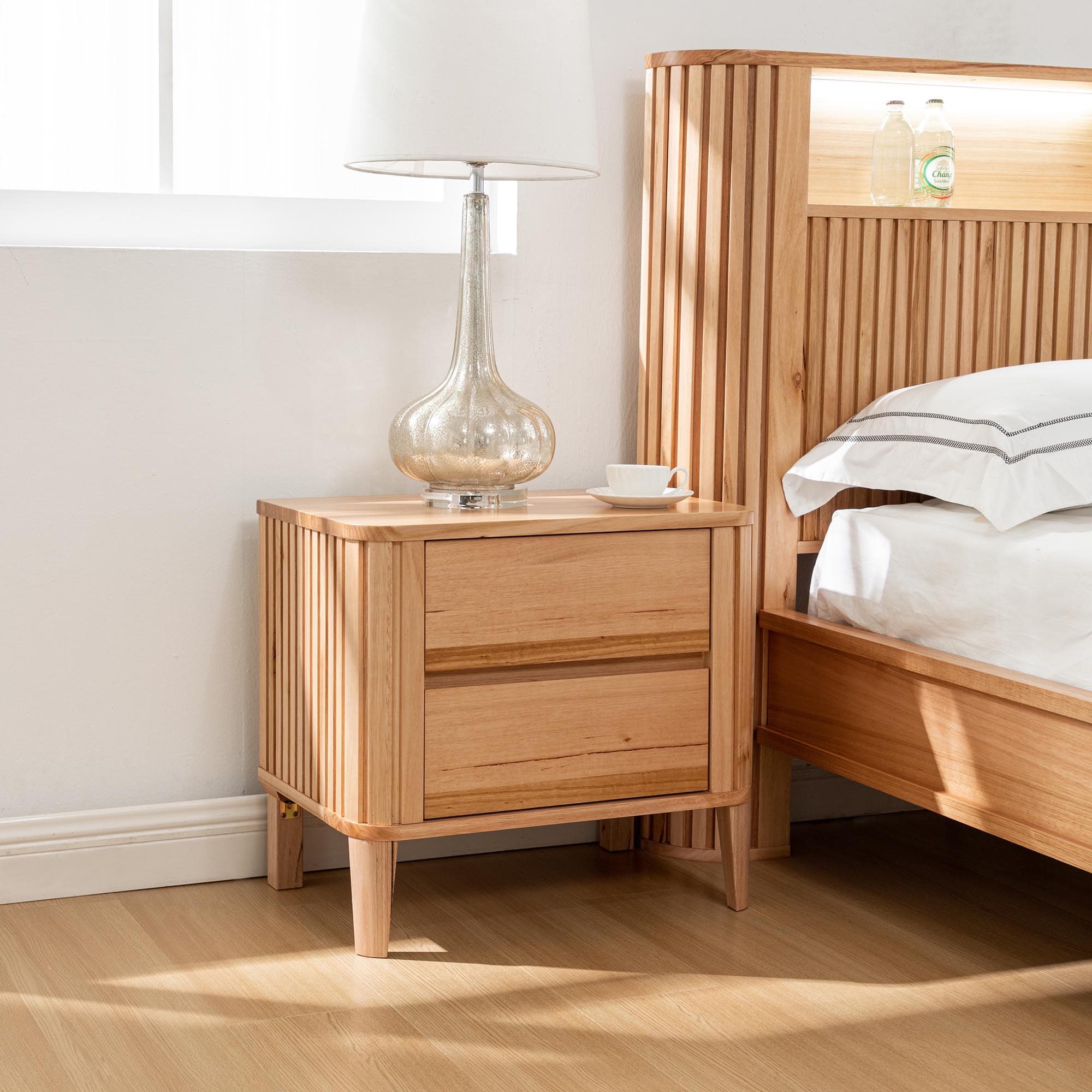 Lifestyle image of the  Royce Bedside from Forty Winks