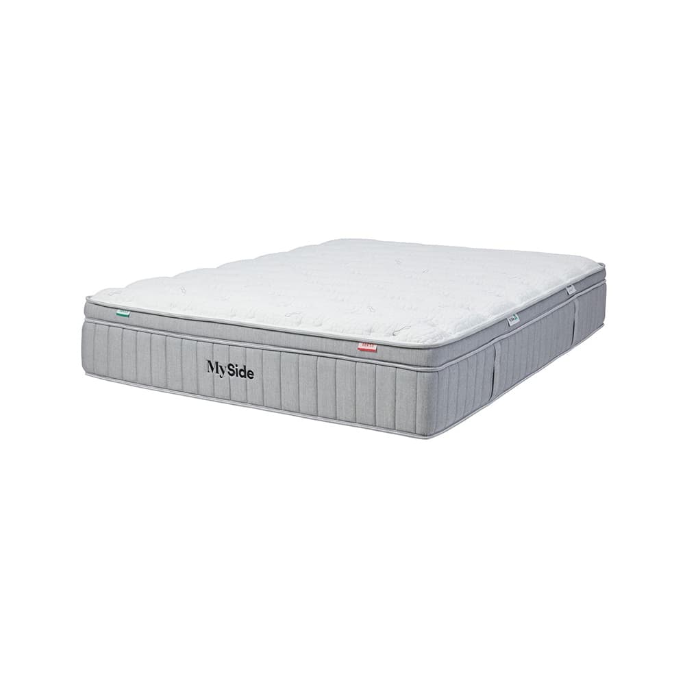 Lifestyle image of the  Myside Gen 3 Qb Mattress Green/Red from Forty Winks