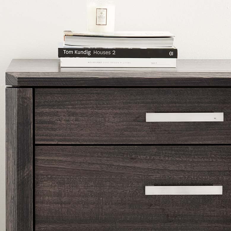 3D image of the  Maitland Tallboy 5 Drw (Charcoal) from Forty Winks