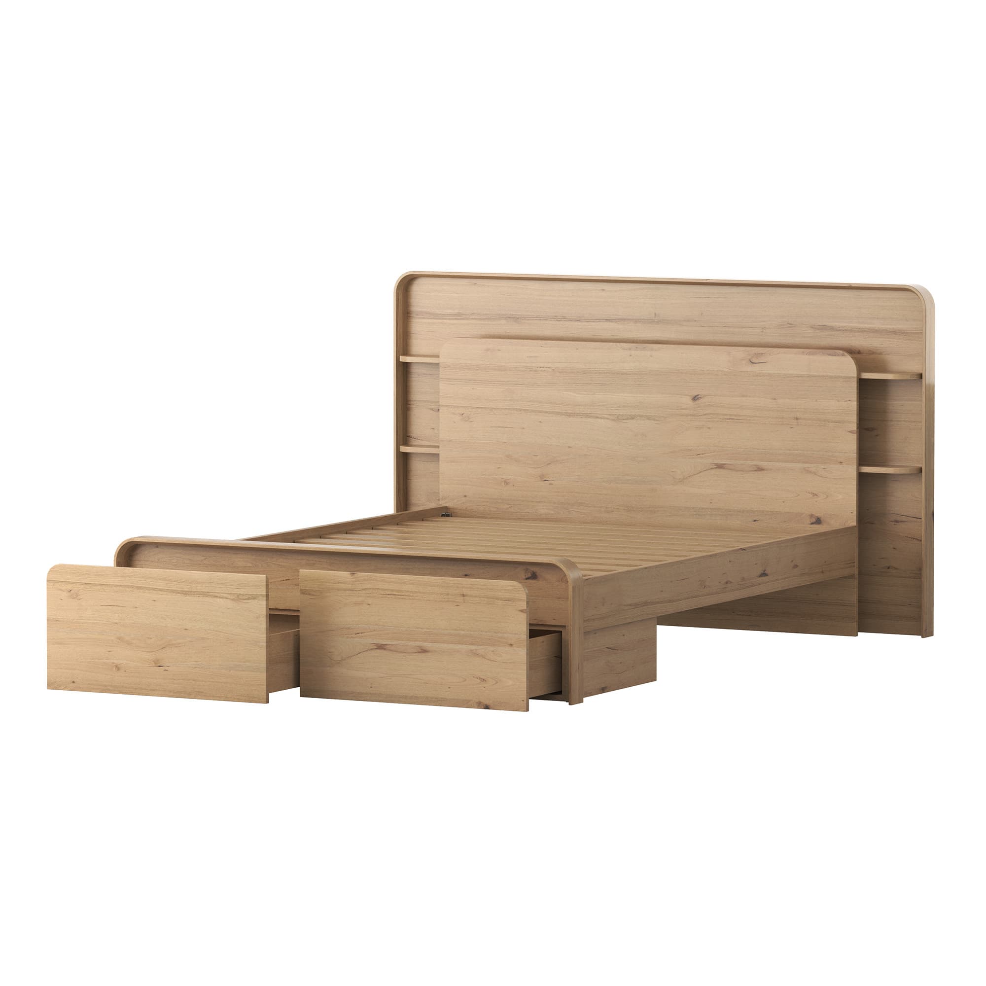 Product image of the  Olena Qb Bed W/End Drawers from Forty Winks