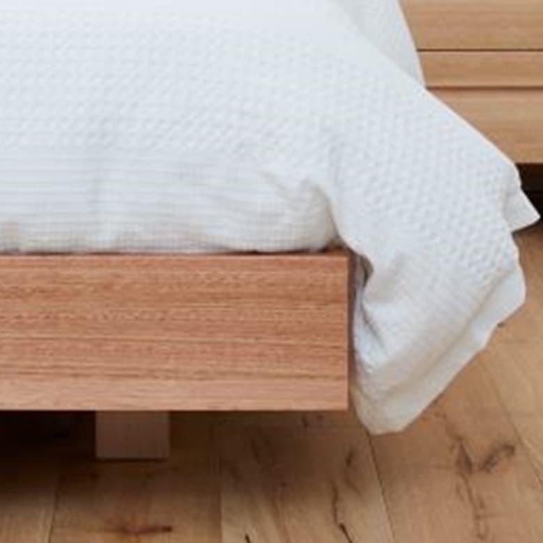3D image of the  Rialto Bedside Table 2 Drw (Natural) from Forty Winks