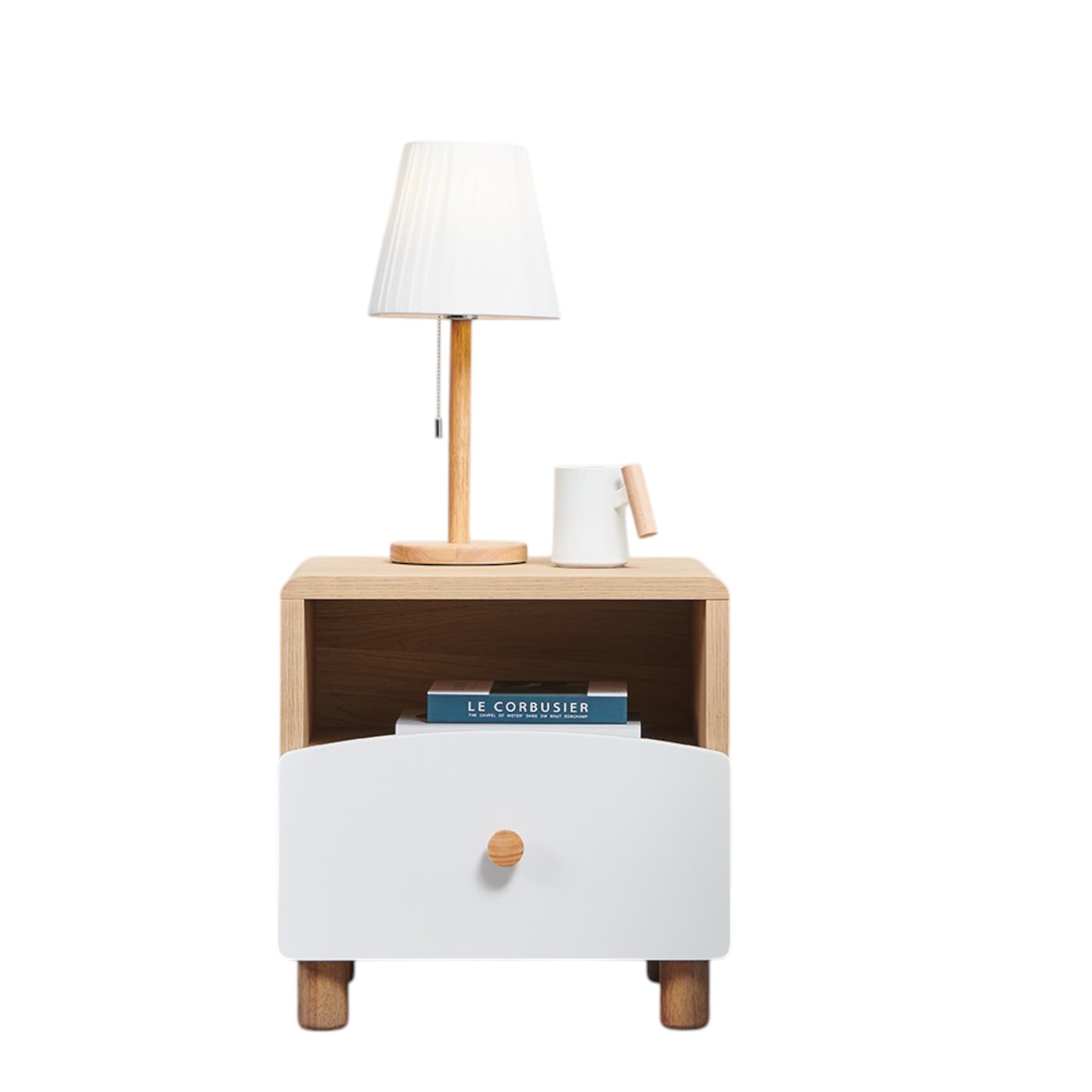 Product image of the  Luna Bedside Table 1 Drawer W/Shelf from Forty Winks