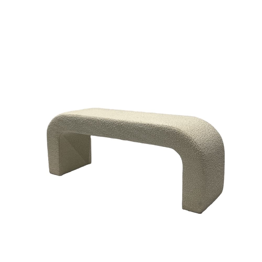 Product image of the Archie Stool 60Cm Ovis Ivory from Forty Winks