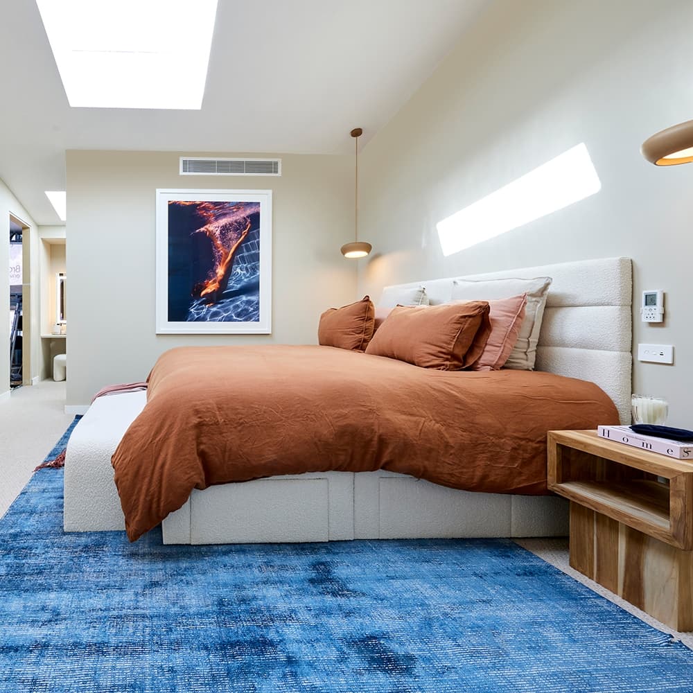 Lifestyle image of the  Tori Qb Bedhead W/Crete 4 Drw Base Ovis Ivory from Forty Winks