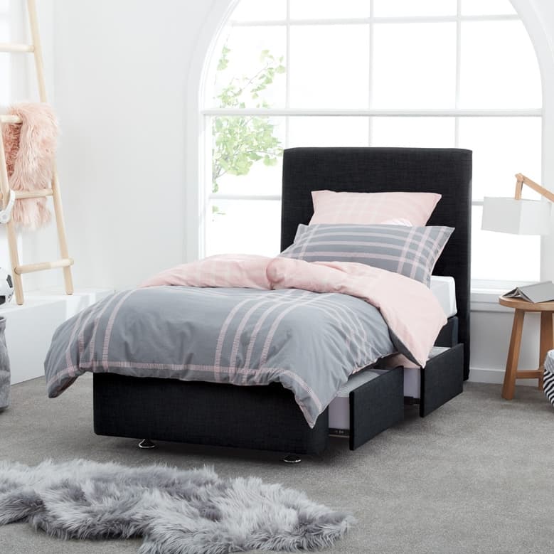Lifestyle image of the  Active Sleep Base Sb 1 Pc 2 Drw Rhs Black from Forty Winks