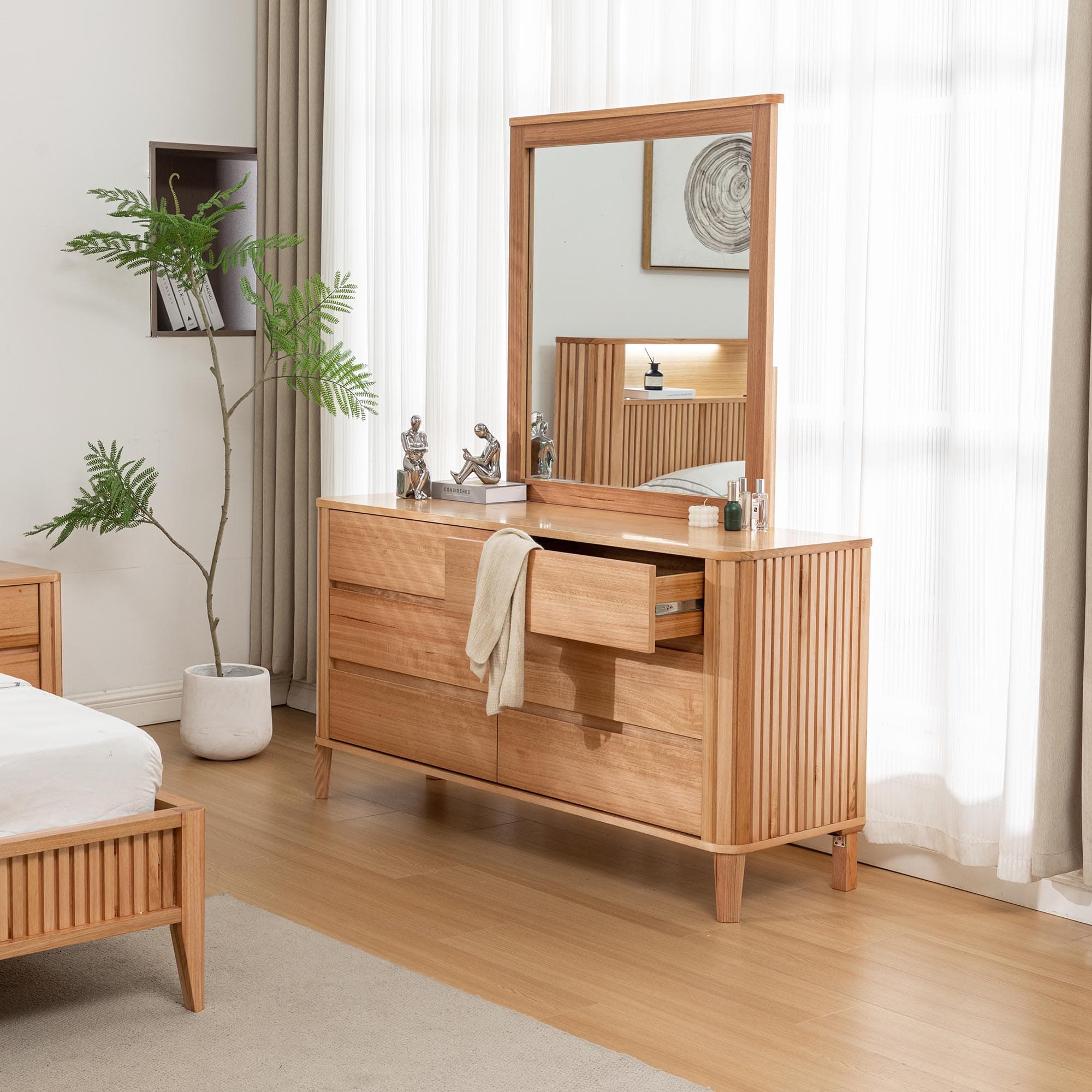 Lifestyle image of the  Royce Mirror from Forty Winks