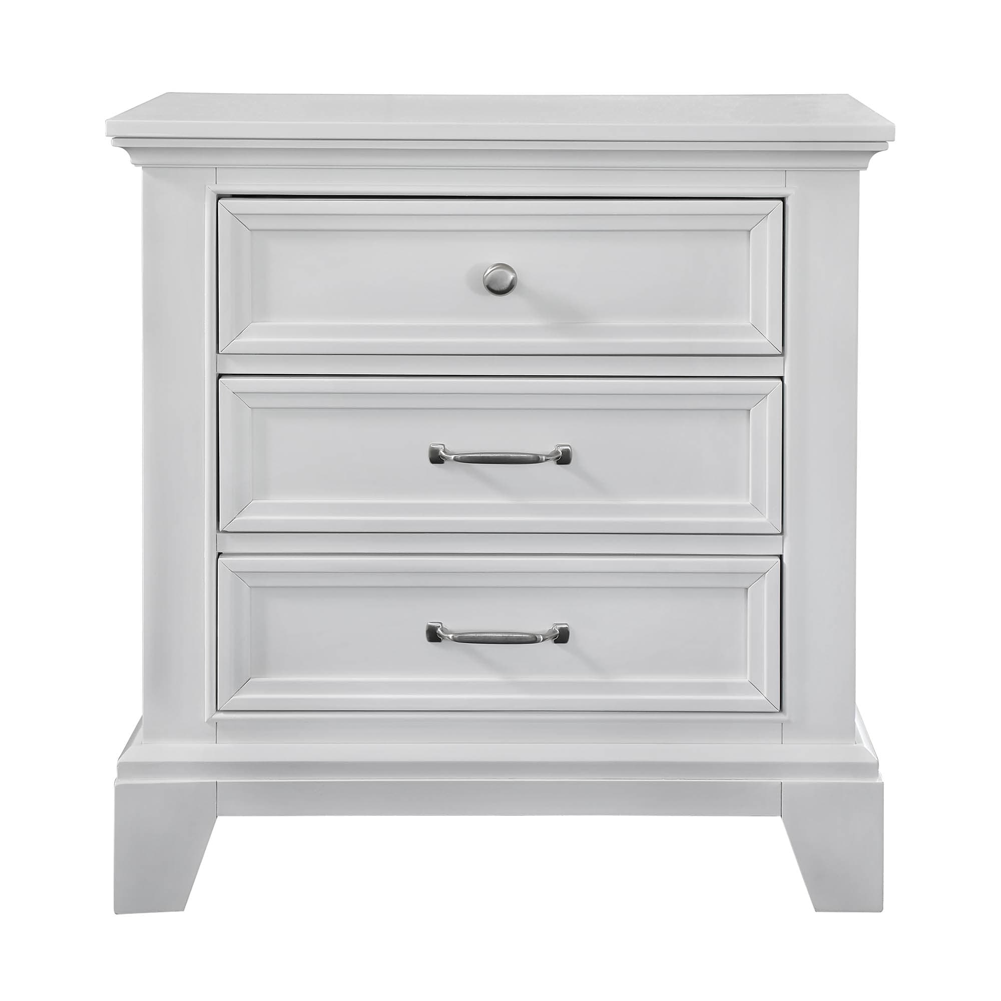 3D image of the Fulham Bedside Table 3 Drawer from Forty Winks