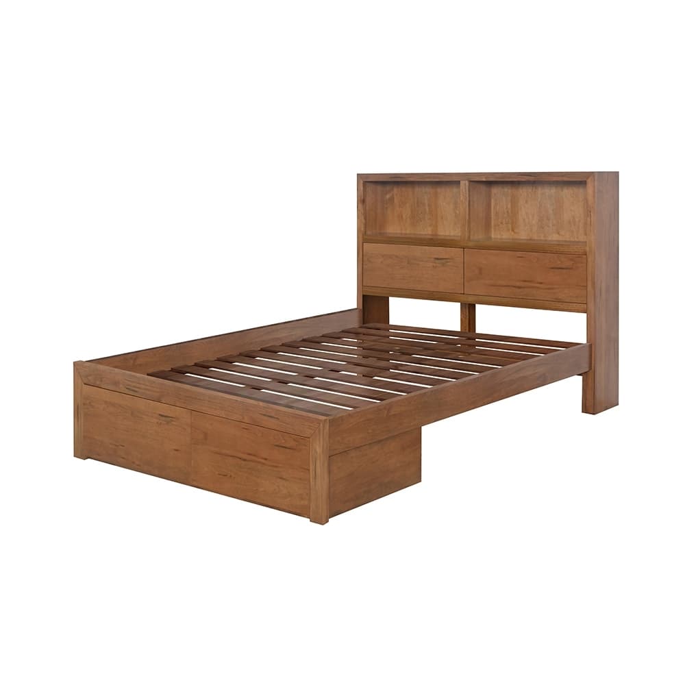 Lifestyle image of the  Newport Qb Bed W/Led Light In Bedhead from Forty Winks