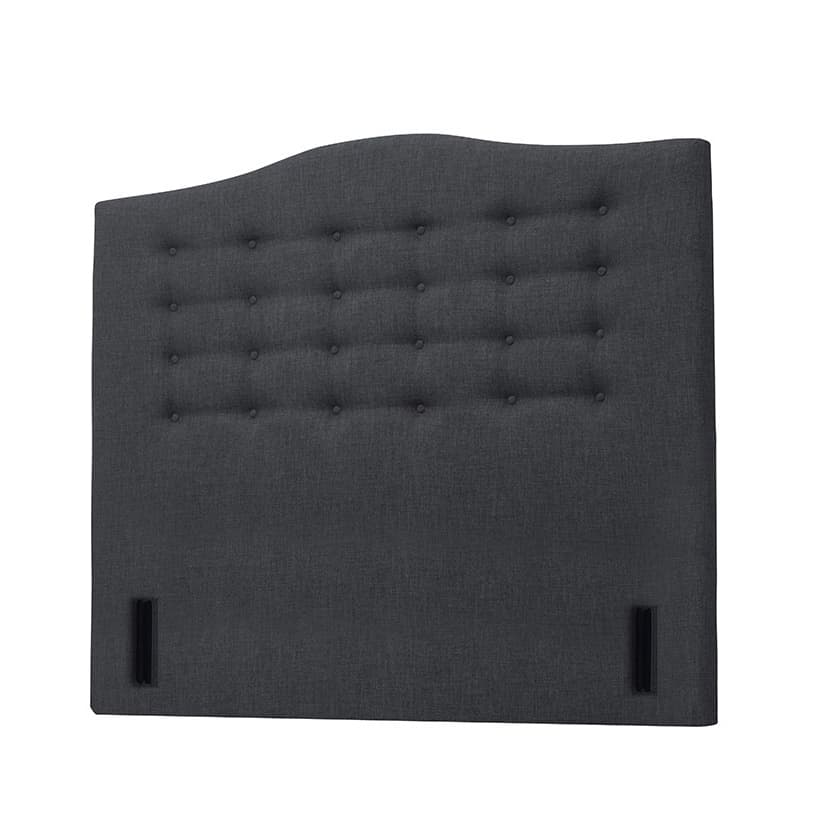 Lifestyle image of the  Ariel Button Qb Bedhead (Graphite) from Forty Winks