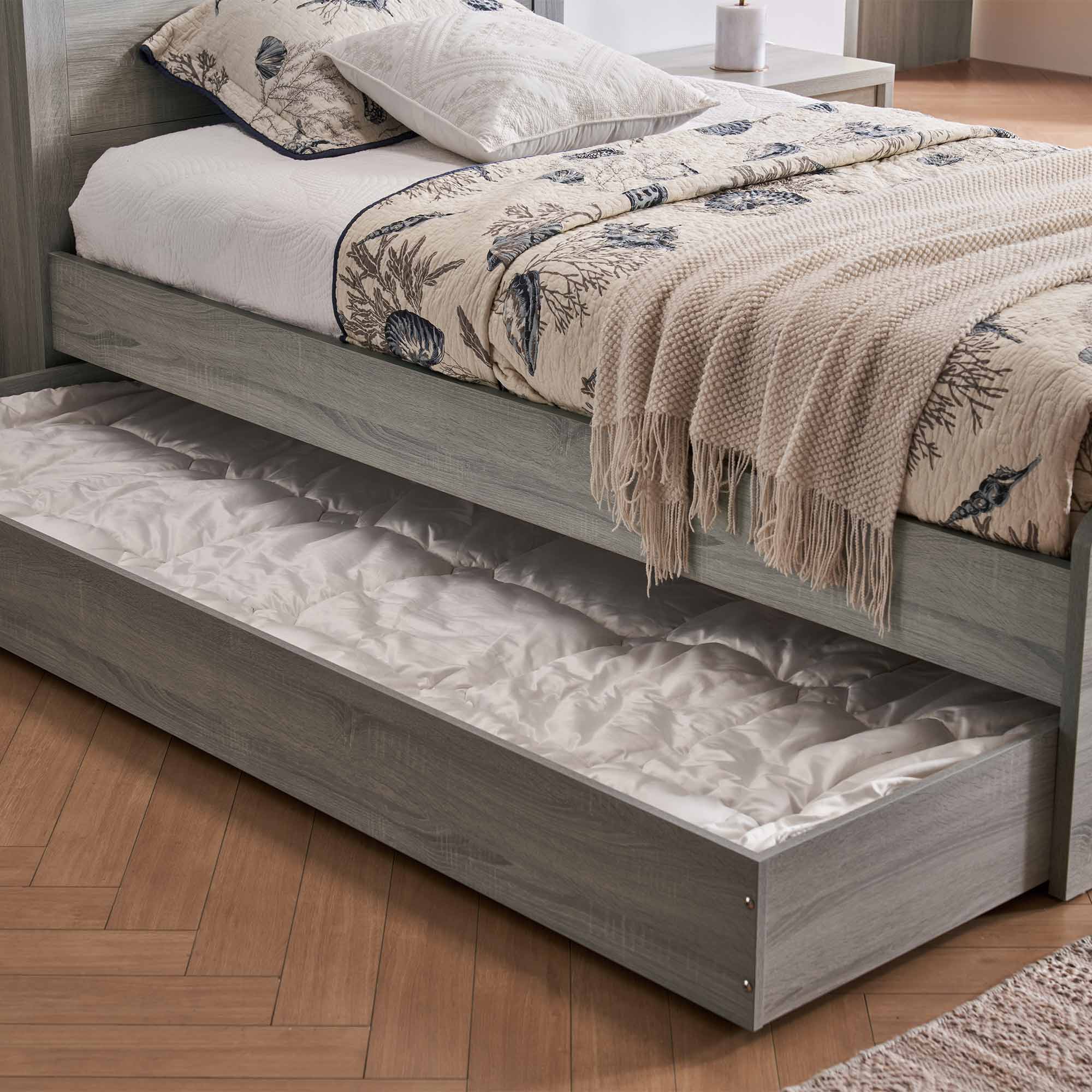 Detail image of the  Bellevue Cement Grey Ksb Trundle from Forty Winks