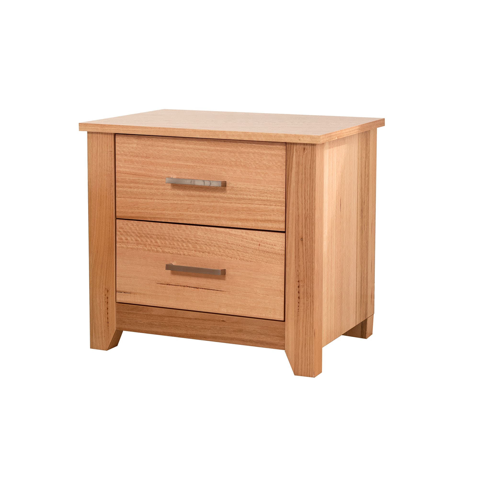 Product image of the  Portland (Natural) Bedside Table 2 Drw from Forty Winks