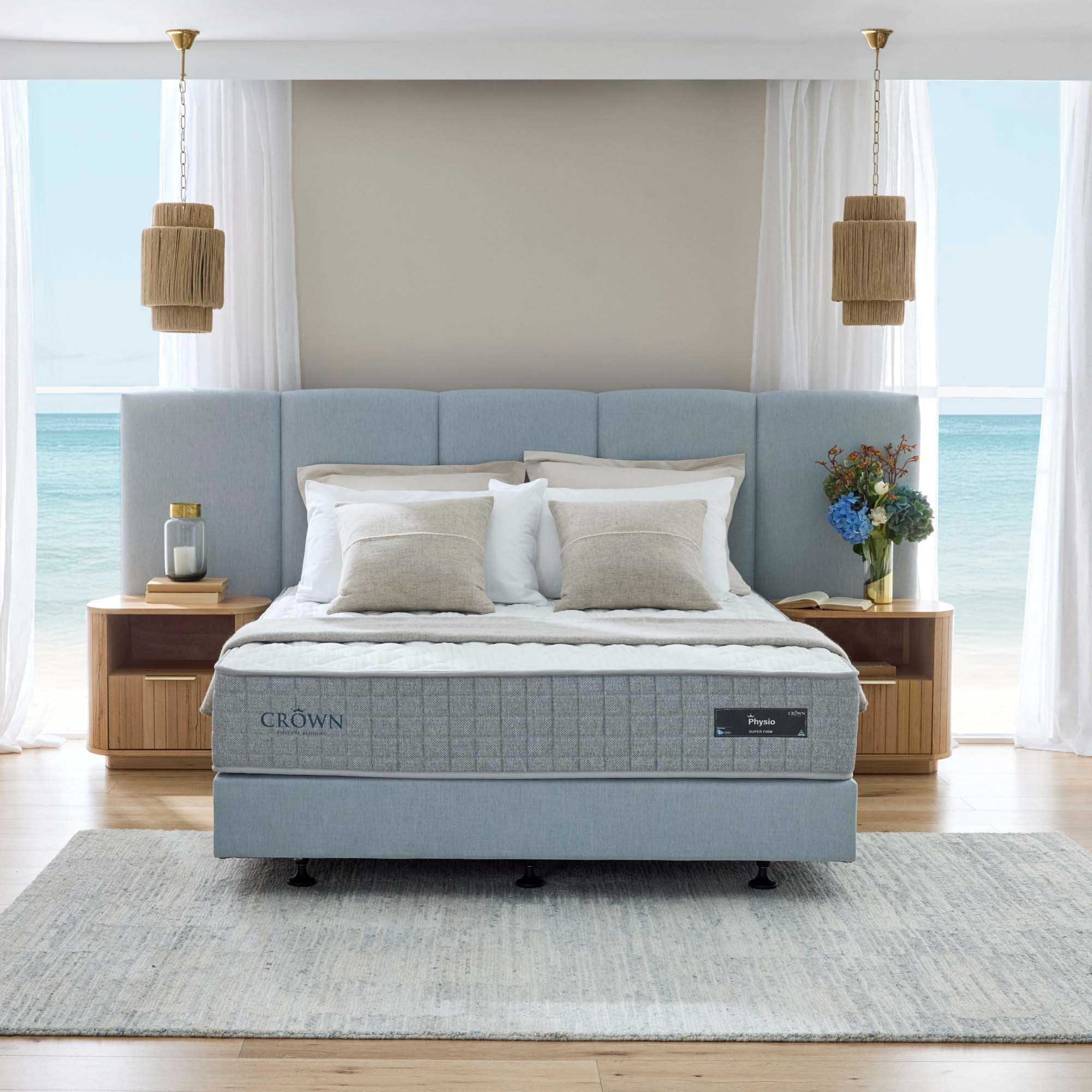 Lifestyle image of the Physio Super Firm Qb Mattress from Forty Winks