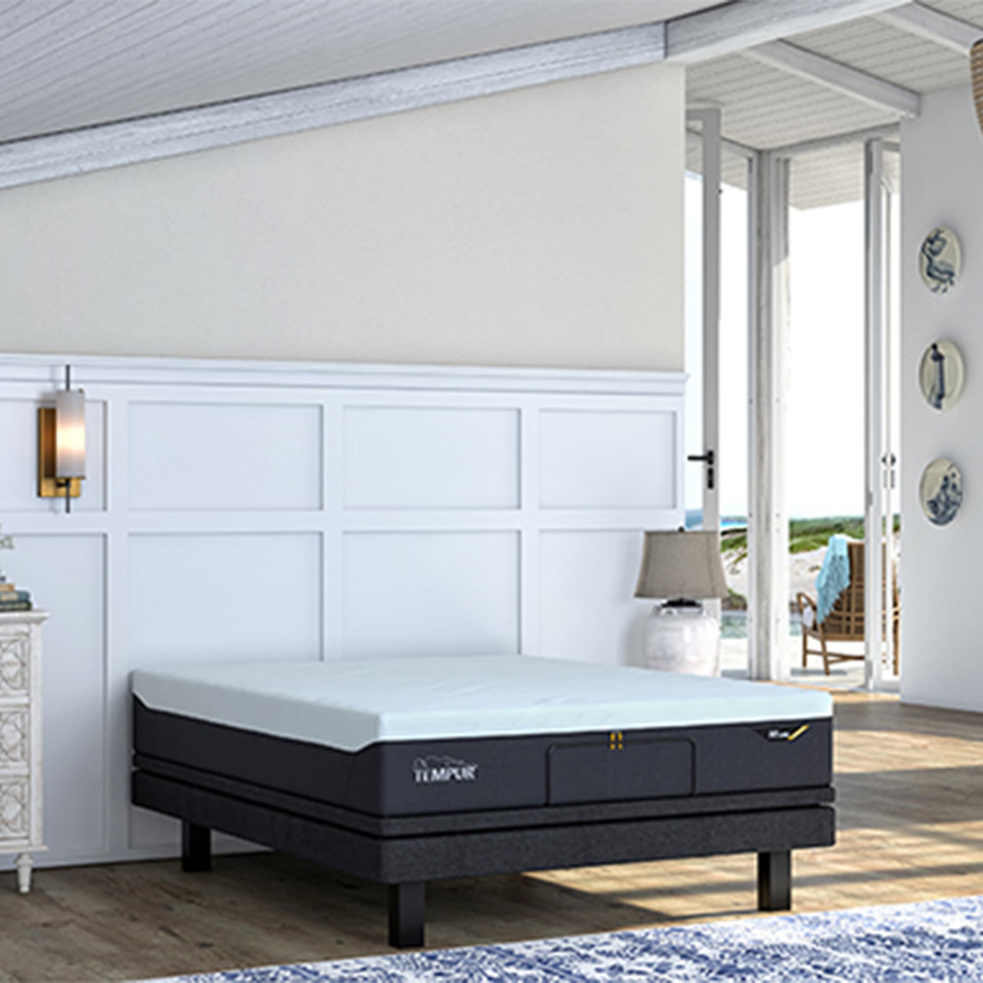 Lifestyle image of the Tempur Coolquilt Pro Luxe Medium/Firm Mattress Qb from Forty Winks