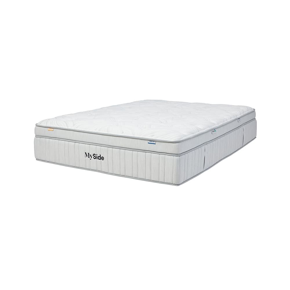 Lifestyle image of the  Myside Gen 7 Qb Mattress Gold/Blue from Forty Winks