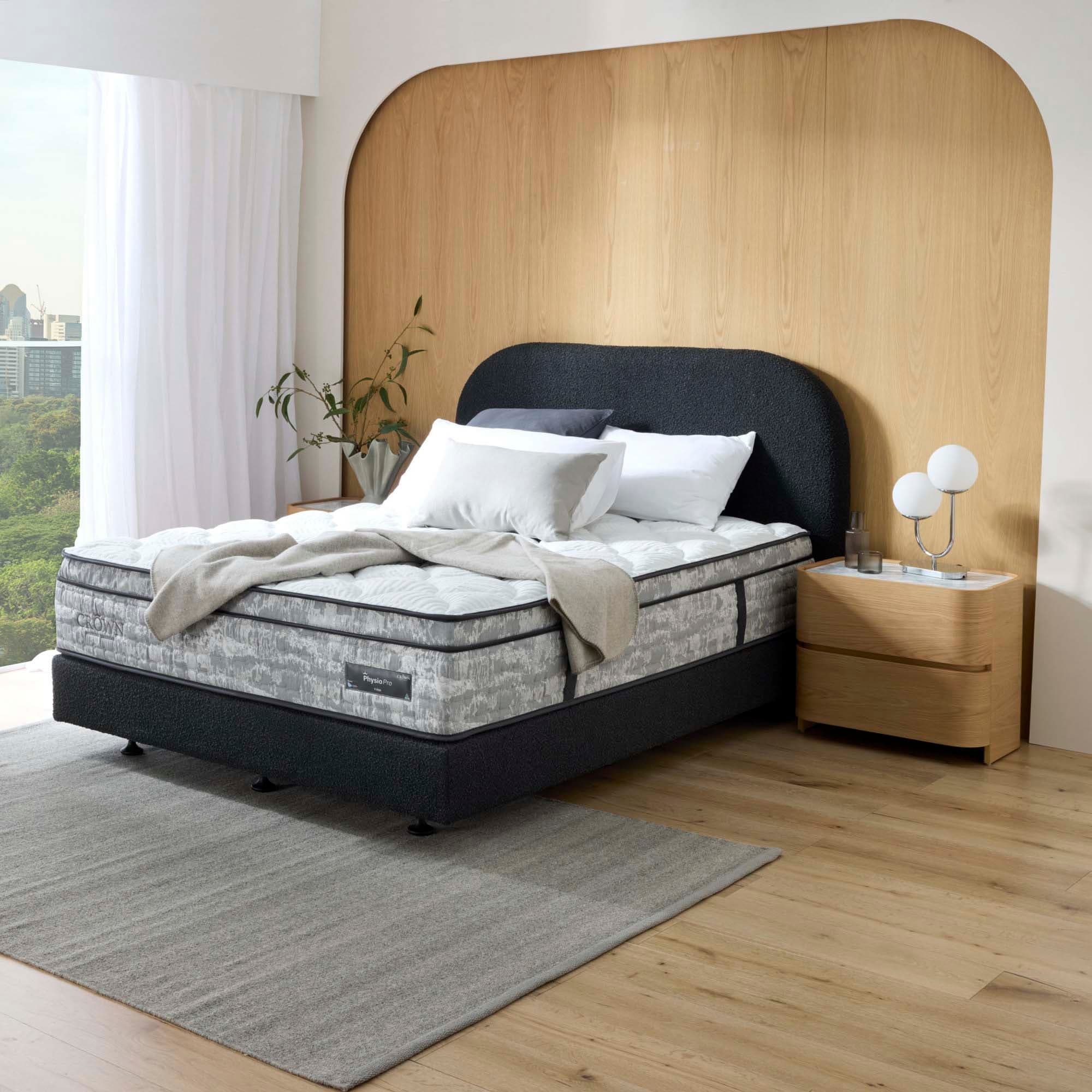 Lifestyle image of the Physio Pro Firm Qb Mattress from Forty Winks