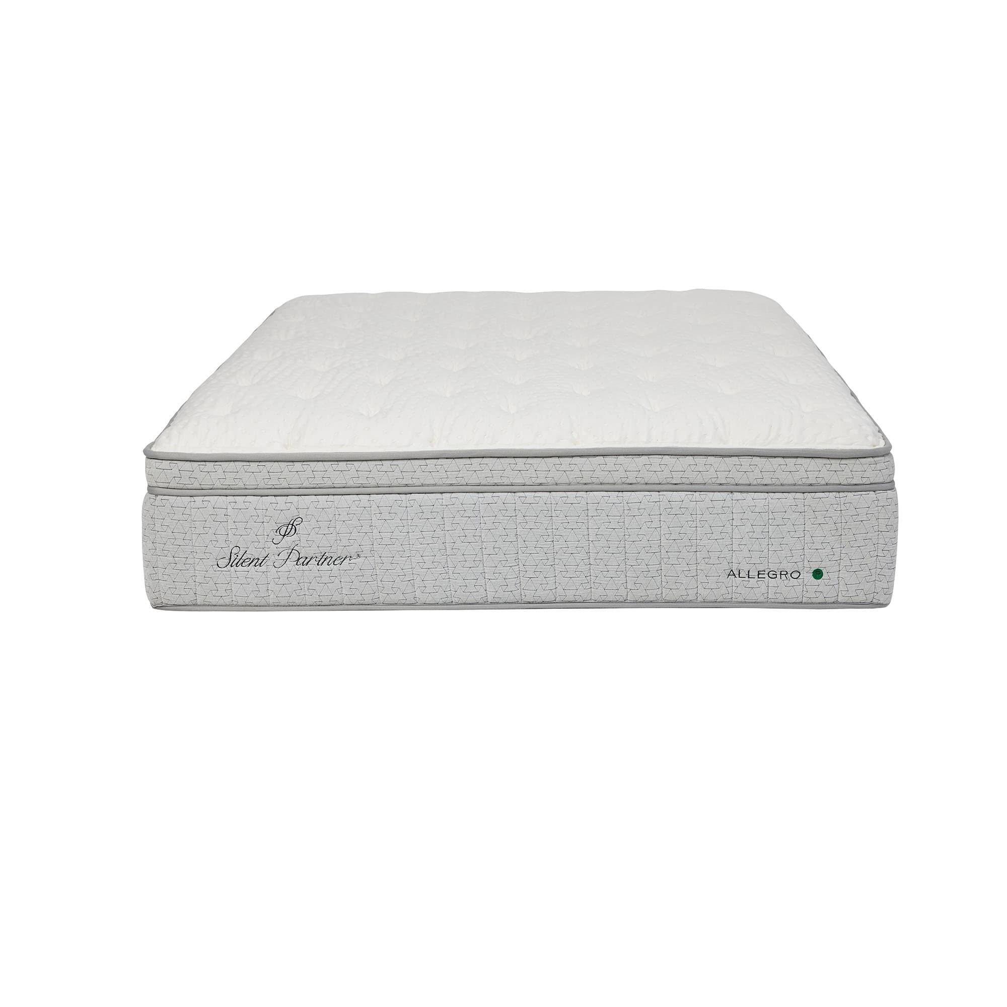 3D image of the Allegro Plush Qb Mattress from Forty Winks