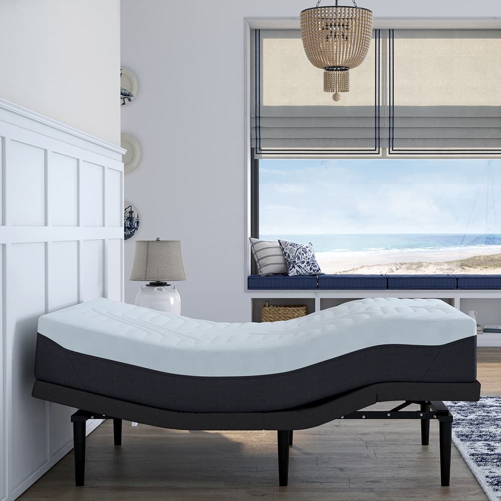 Lifestyle image of the  Tempur Ergo 3.0 Qb Zero-G Adjustable Base from Forty Winks