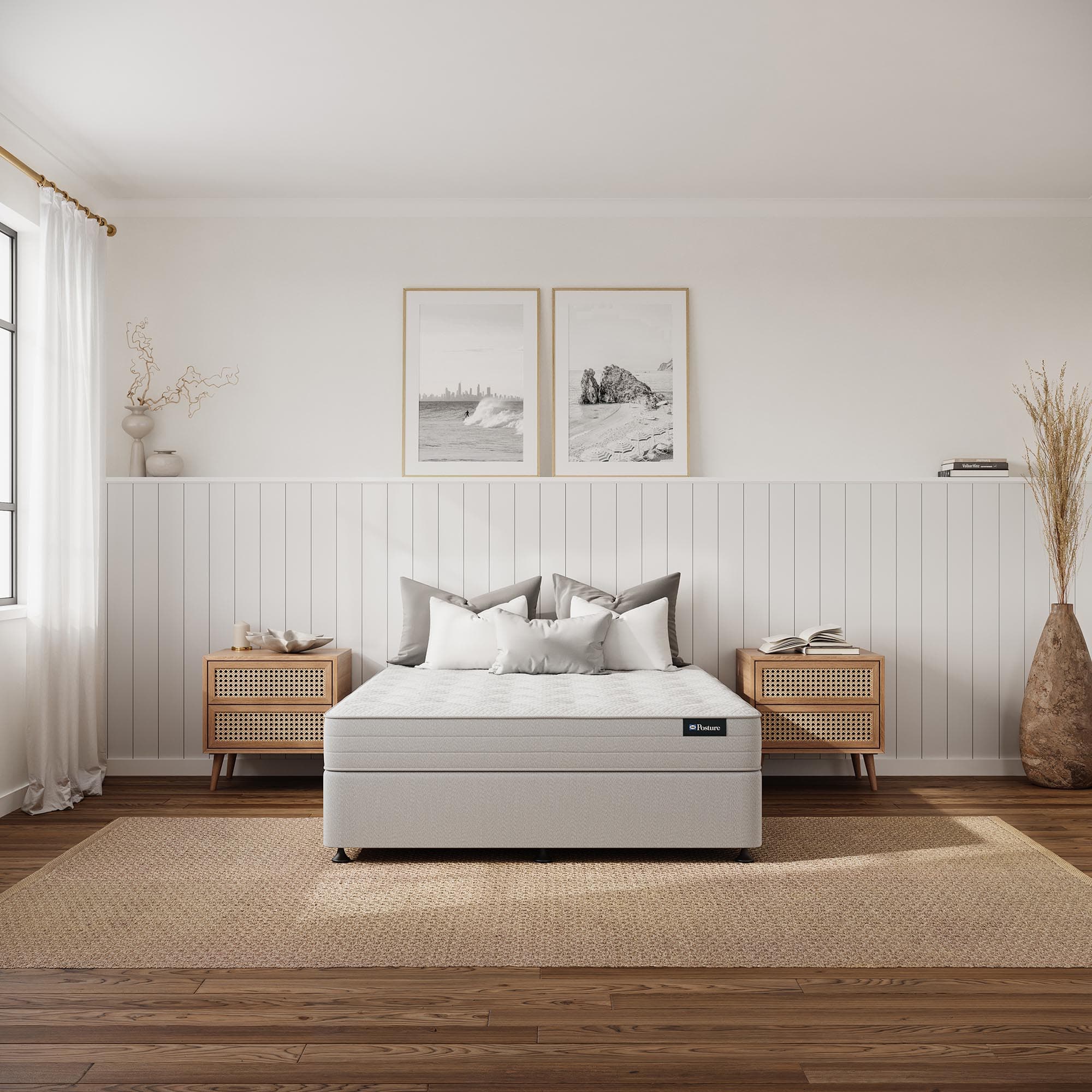 Lifestyle image of the Sealy Posture Daydream Firm Qb Mattress from Forty Winks