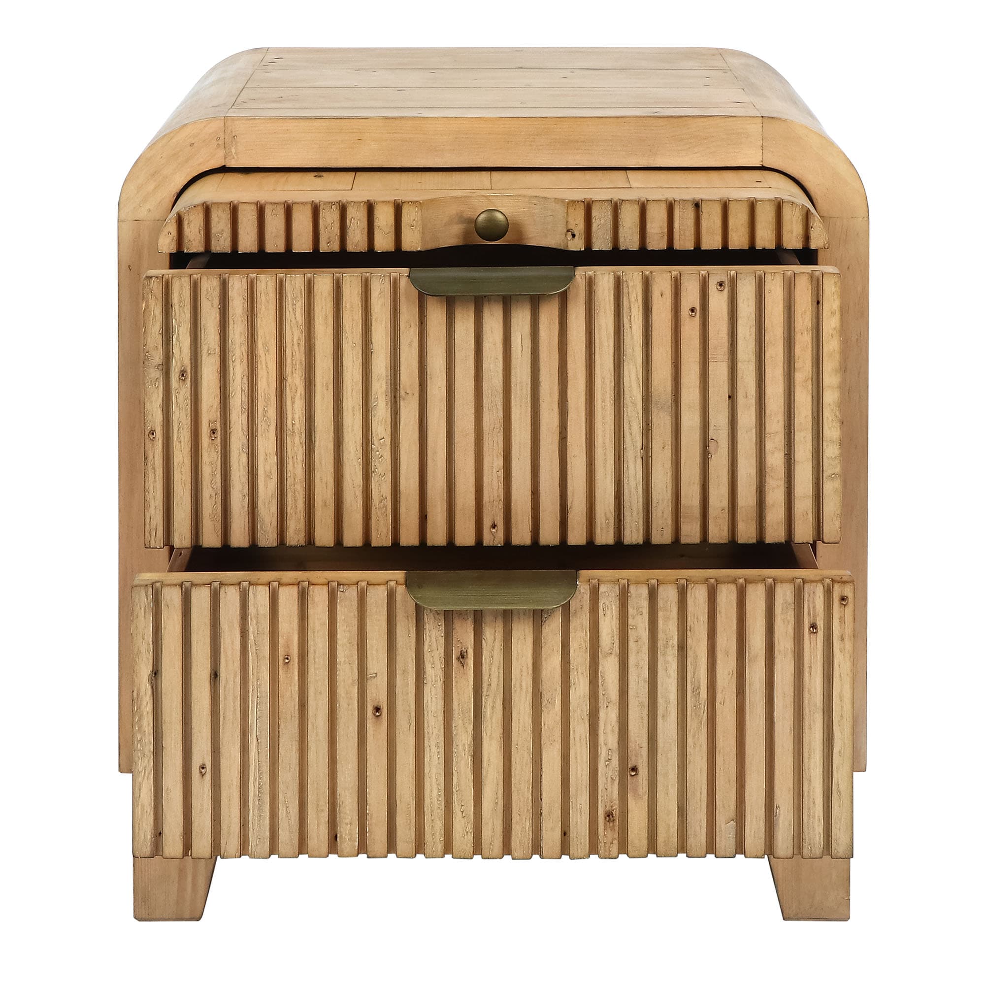 Lifestyle image of the  Ollie Bedside Table from Forty Winks