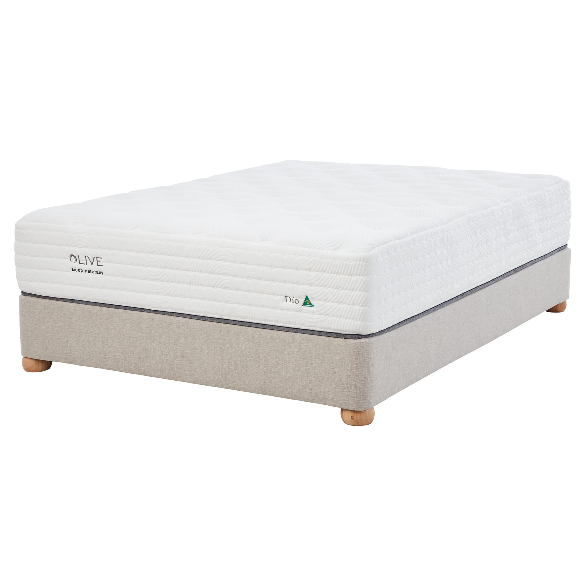 Lifestyle image of the  Olive Dio Qb Mattress from Forty Winks
